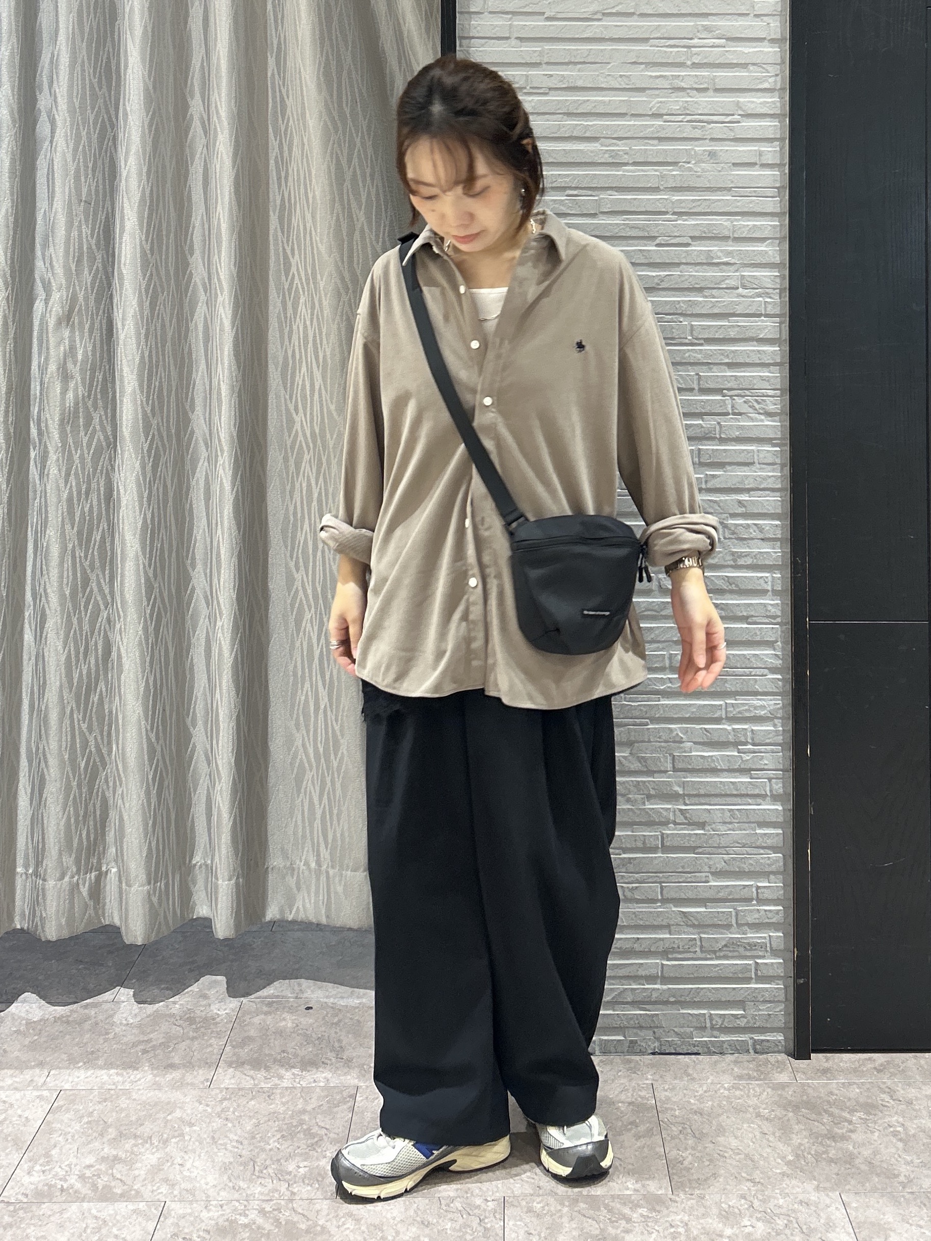 ga_riさんの「THE SHOP TK｜POLO BCS/アソート長袖シャツ」を使ったコーディネート