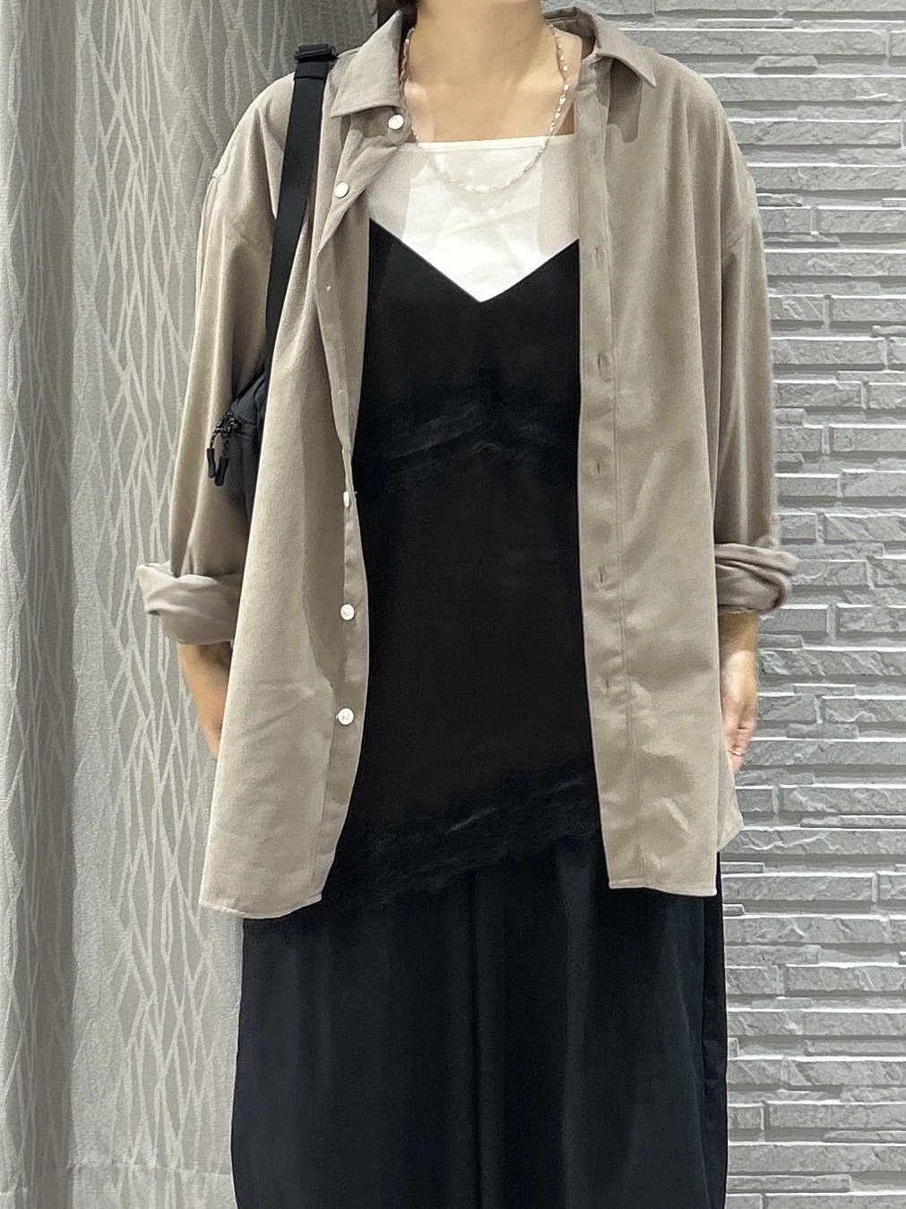 ga_riさんの「THE SHOP TK｜POLO BCS/アソート長袖シャツ」を使ったコーディネート