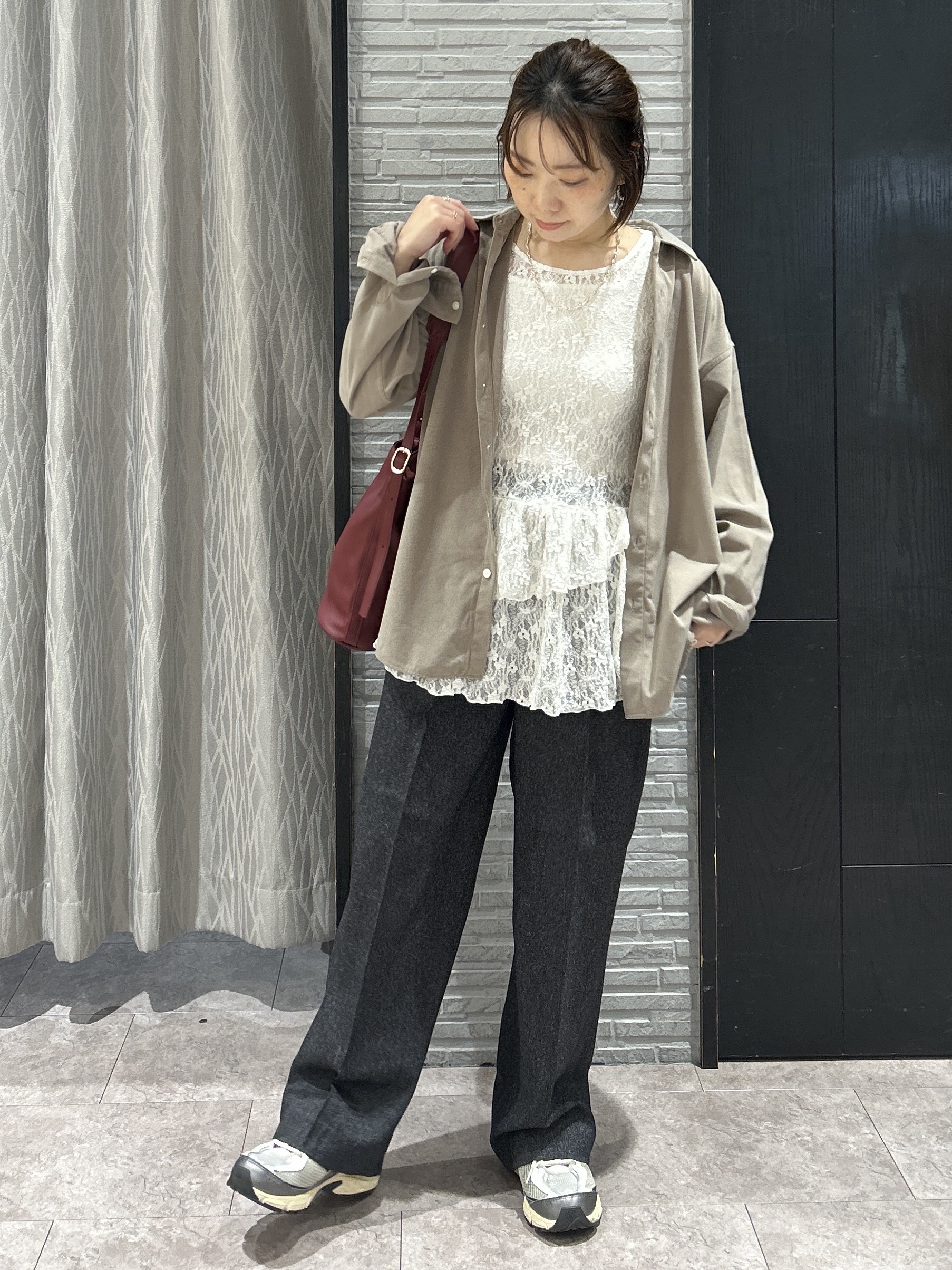 ga_riさんの「THE SHOP TK｜POLO BCS/アソート長袖シャツ」を使ったコーディネート