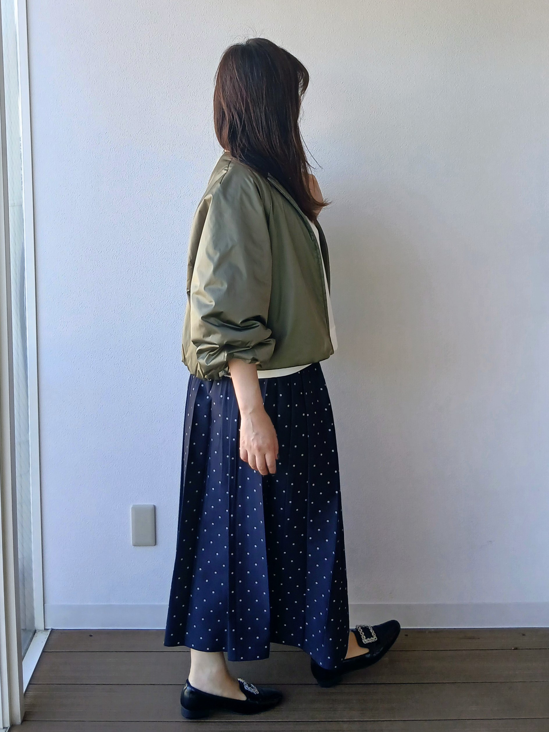 なみきさんの「UNTITLED｜【軽アウター/中綿/秋冬コート】ショートブルゾン」を使ったコーディネート