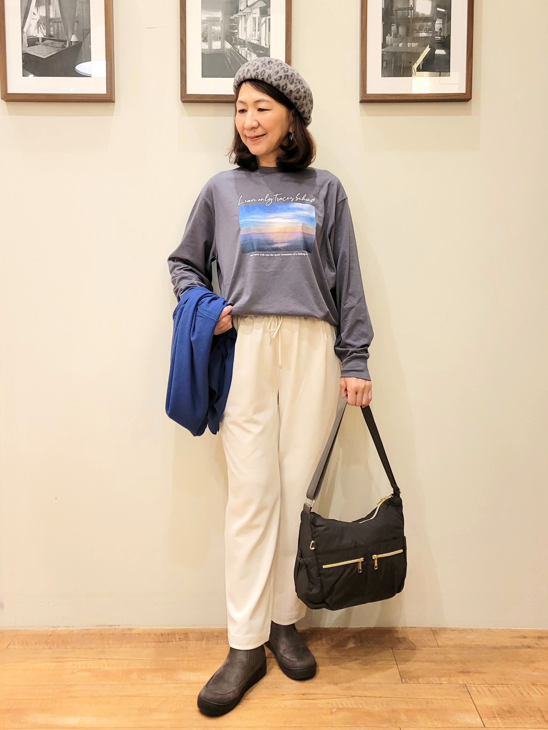ユウさんの「SHOO･LA･RUE｜ポケット付きトッパーカーディガン」を使ったコーディネート