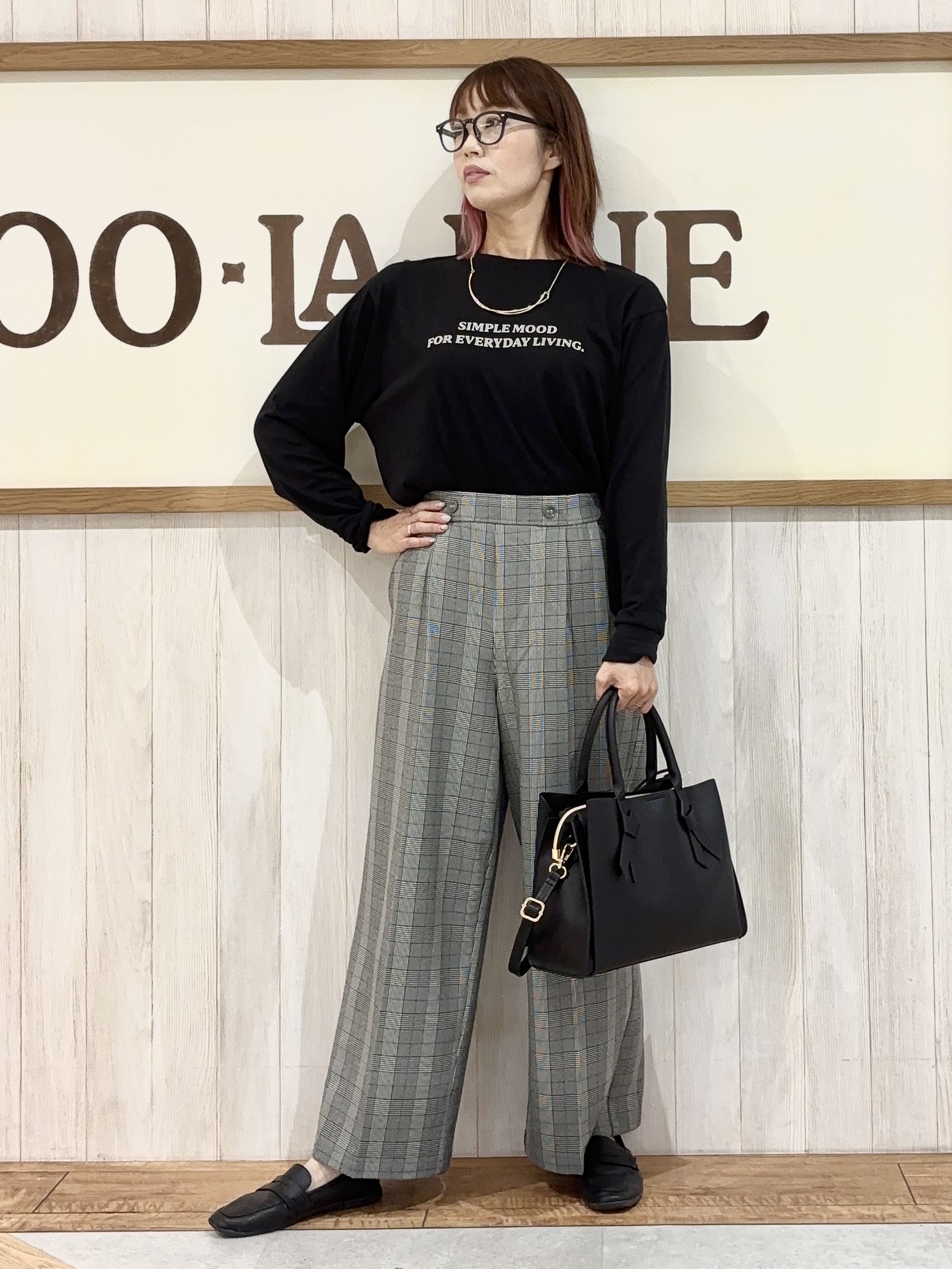 みきぽんさんの「SHOO･LA･RUE｜【セットアップ可/洗濯後しわになりにくい】ウールフィール ダブルジャケット」を使ったコーディネート