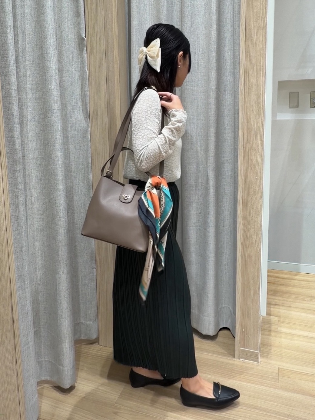 Fumikaさんの「grove｜シアーレースプチネックインナー」を使ったコーディネート