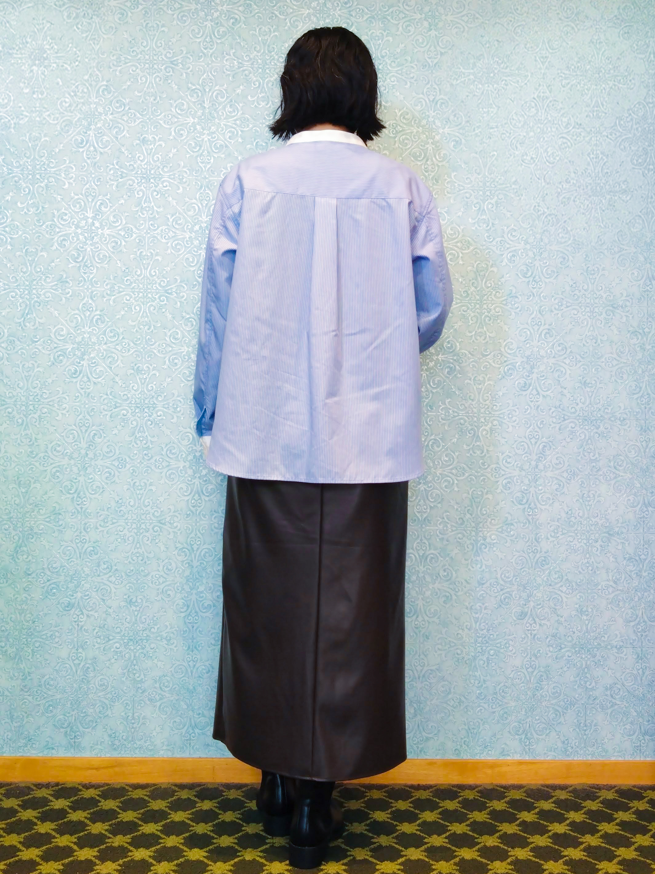 みいさんの「index｜【接触冷感／UVケア】ダブルストライプシャツ《洗濯機OK》」を使ったコーディネート