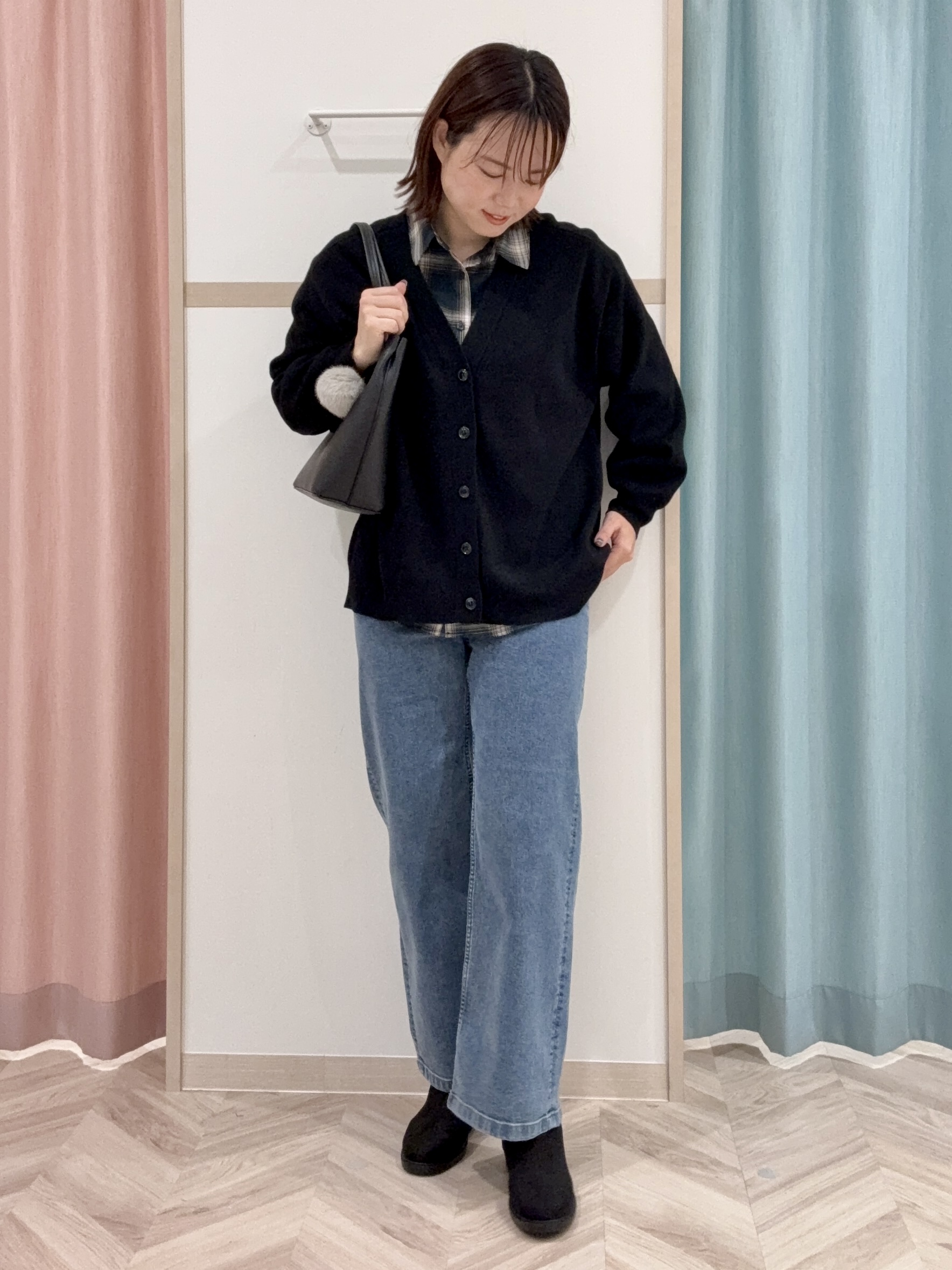 kさんの「SHOO･LA･RUE｜【洗濯後しわになりにくい/S-LL】気分で選ぶ 大人のデイリー使いに ベーシックシャツ」を使ったコーディネート