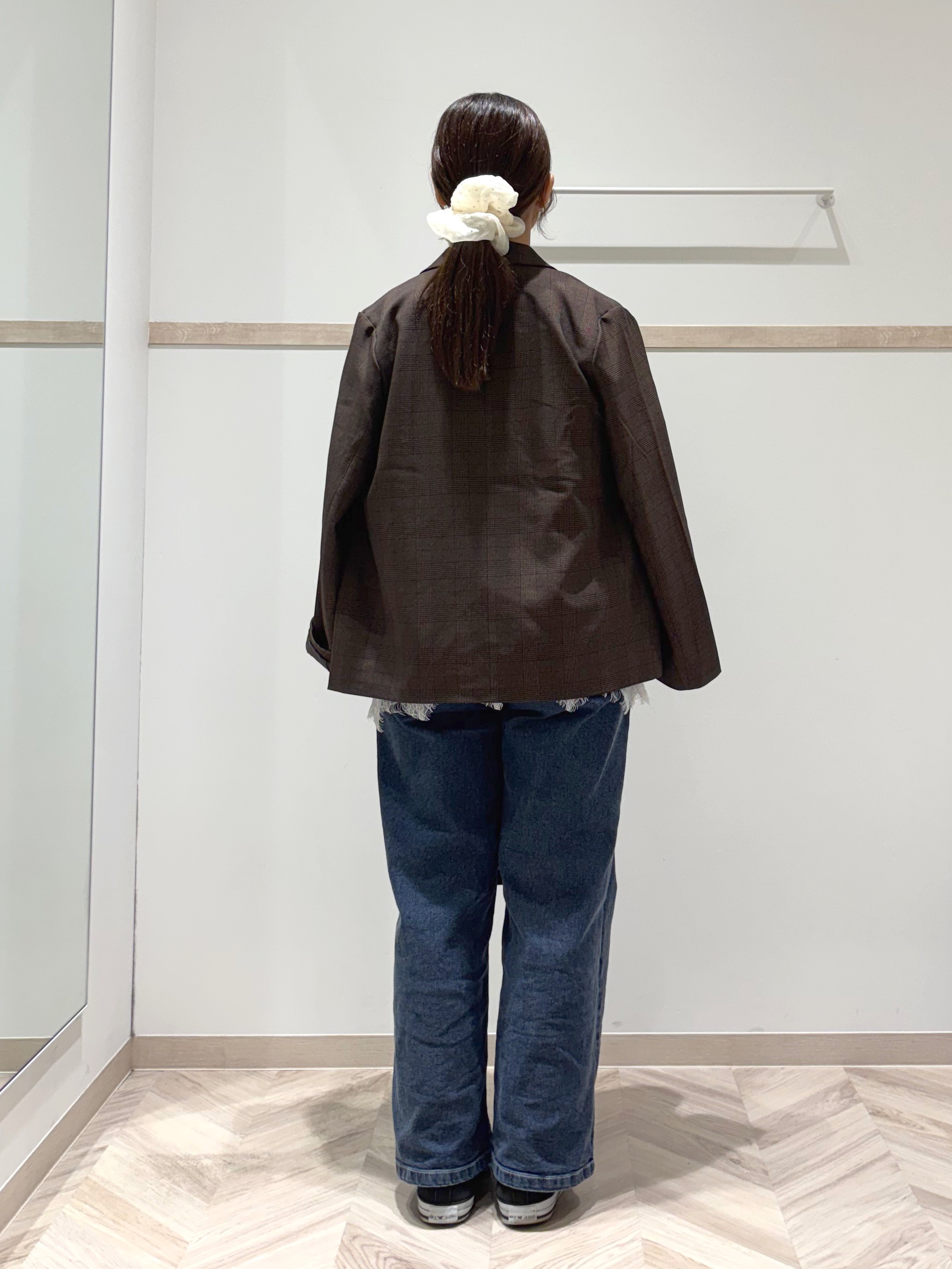 donpiさんの「SHOO･LA･RUE｜【セットアップ可/洗濯後しわになりにくい】ウールフィール ダブルジャケット」を使ったコーディネート