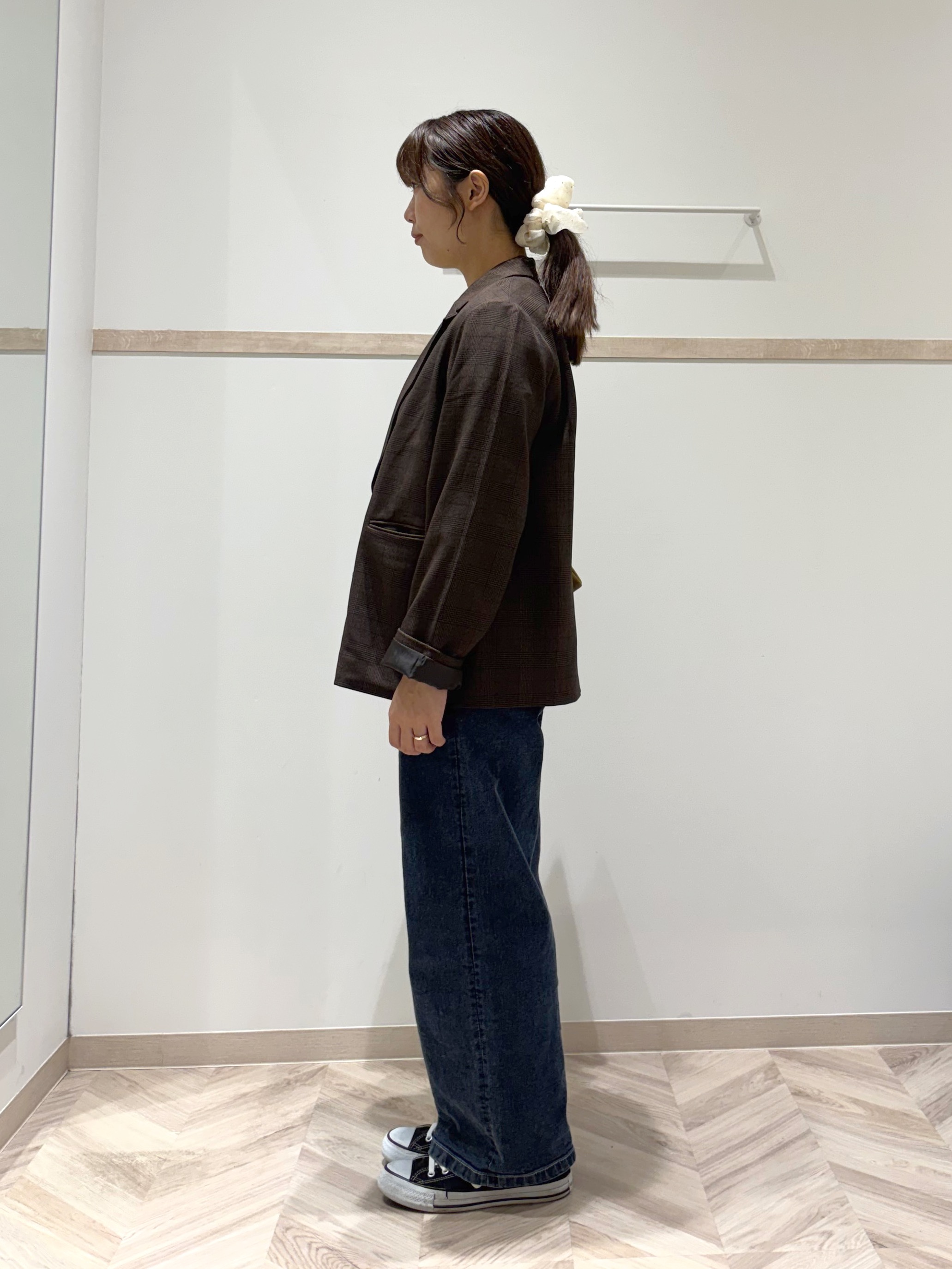 donpiさんの「SHOO･LA･RUE｜【セットアップ可/洗濯後しわになりにくい】ウールフィール ダブルジャケット」を使ったコーディネート