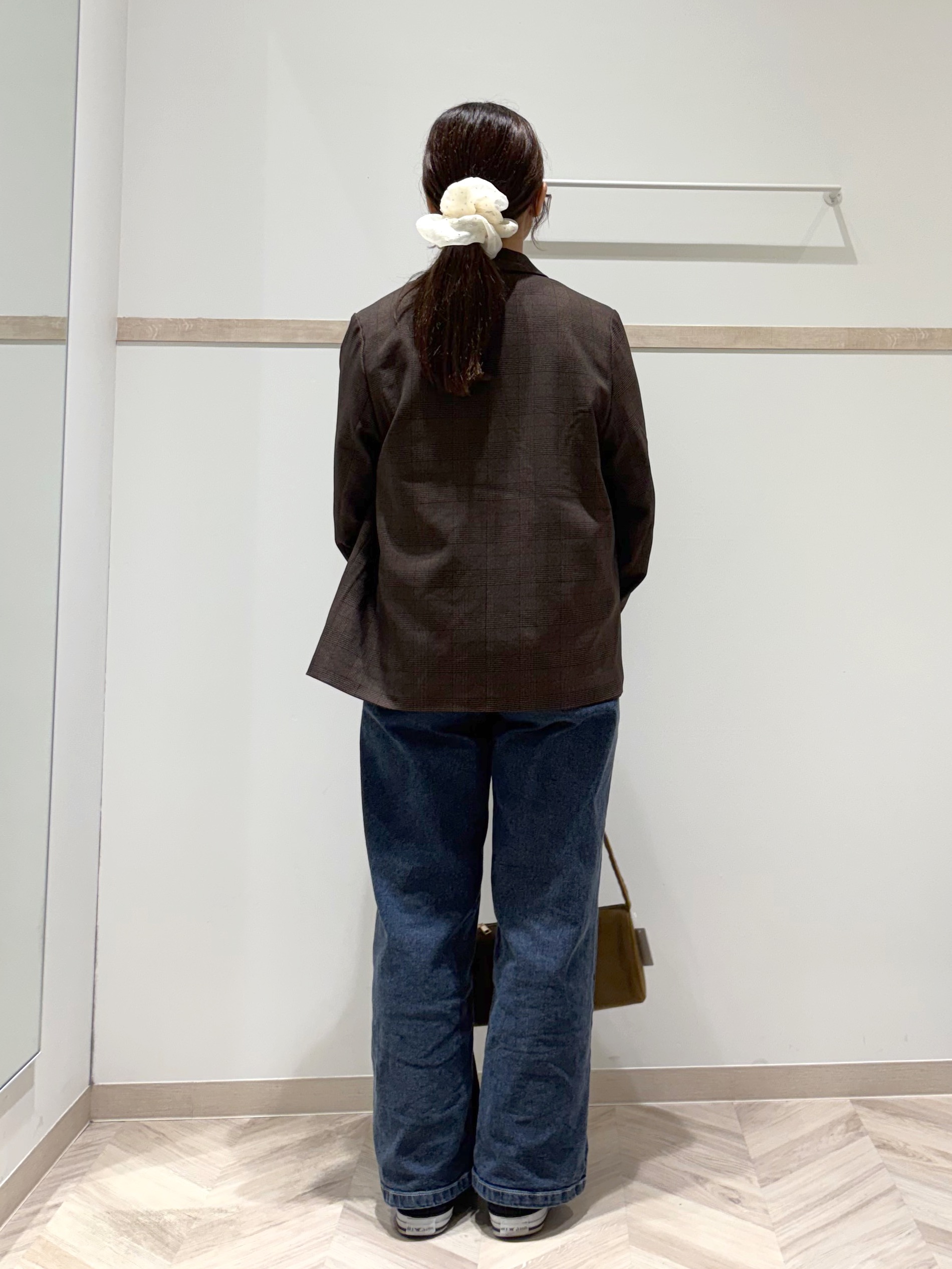 donpiさんの「SHOO･LA･RUE｜【セットアップ可/洗濯後しわになりにくい】ウールフィール ダブルジャケット」を使ったコーディネート