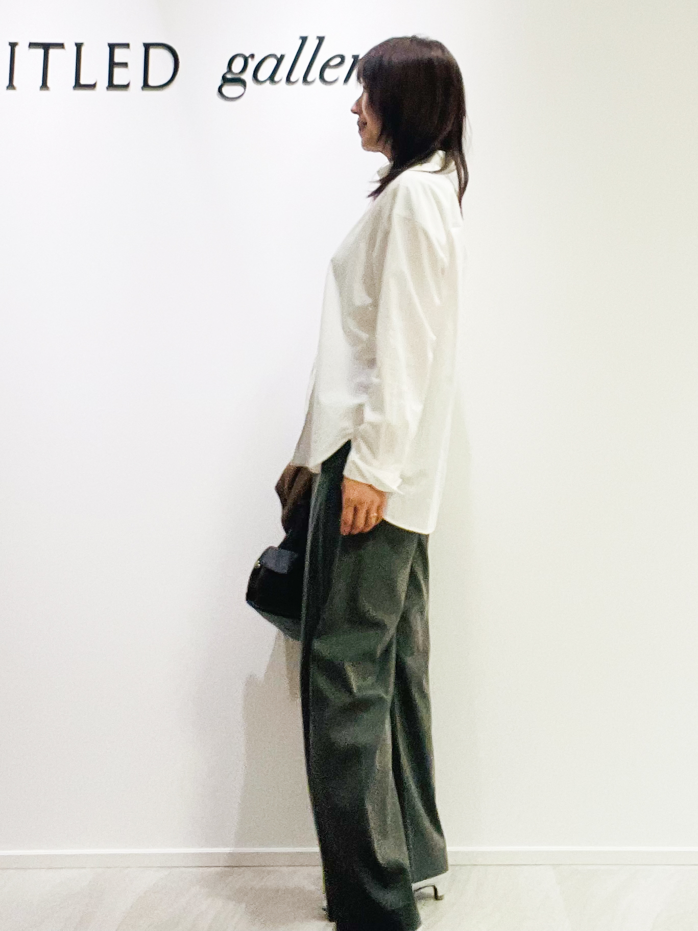 めいさんの「UNTITLED｜【6色展開/コットン100】カラーベーシックシャツ」を使ったコーディネート