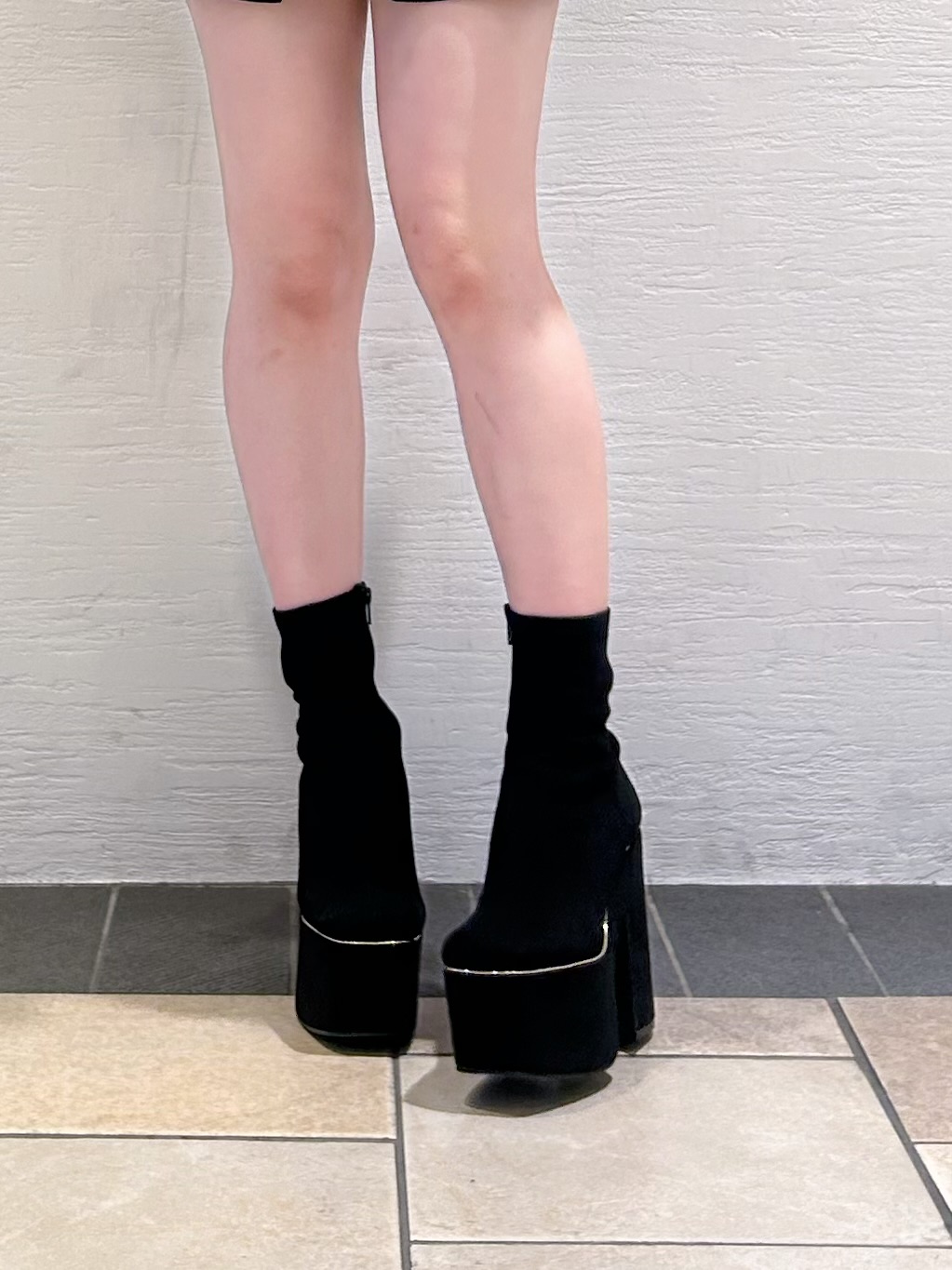 ゆうりさんの「ESPERANZA｜【アゲ盛り/約14cm】アゲ盛りショートブーツ」を使ったコーディネート