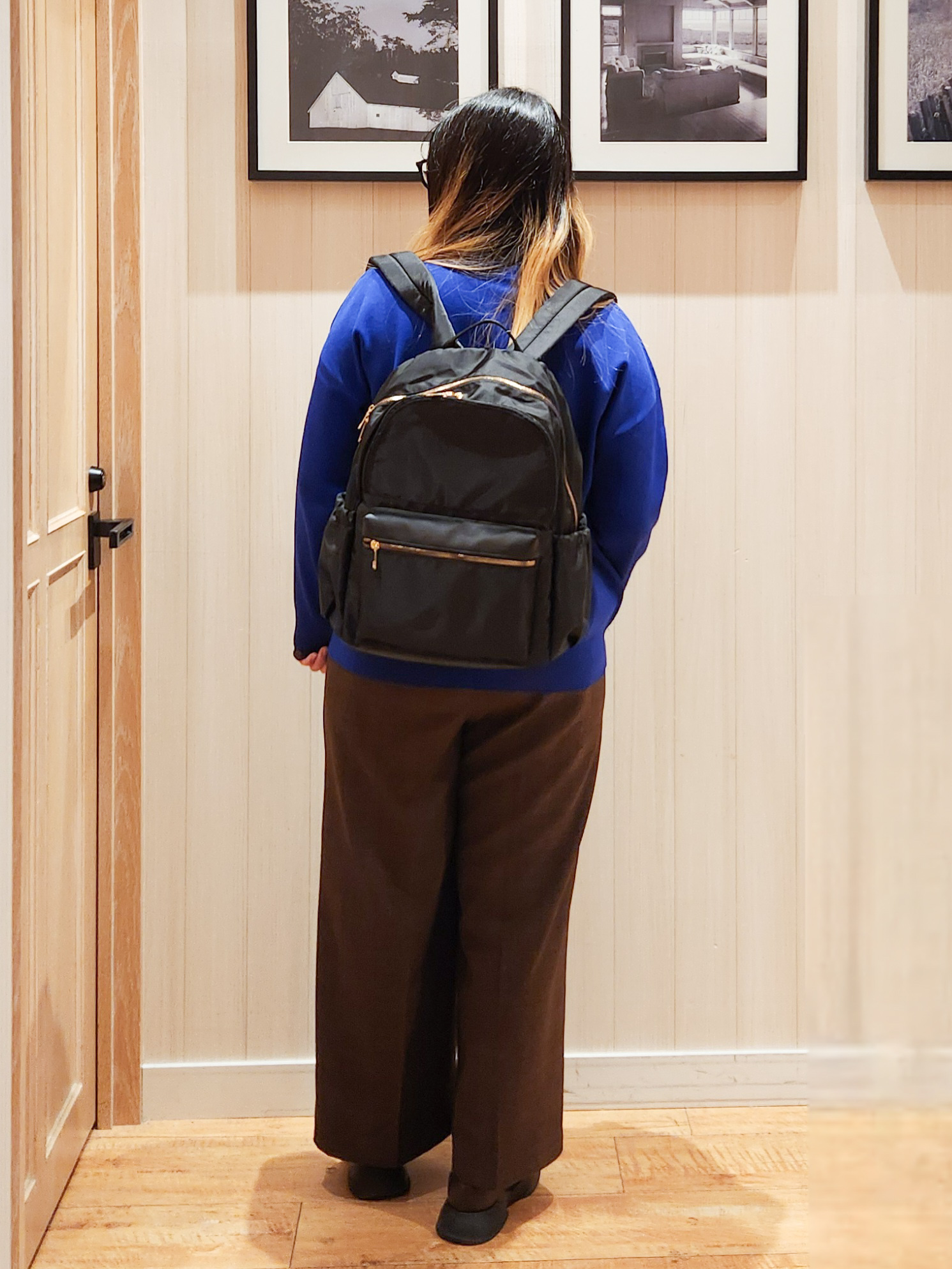 れーやんさんの「SHOO･LA･RUE｜【セットアップ可/洗濯機可】軽やかに羽織れる スポンディッシュ ニットカーディガン」を使ったコーディネート