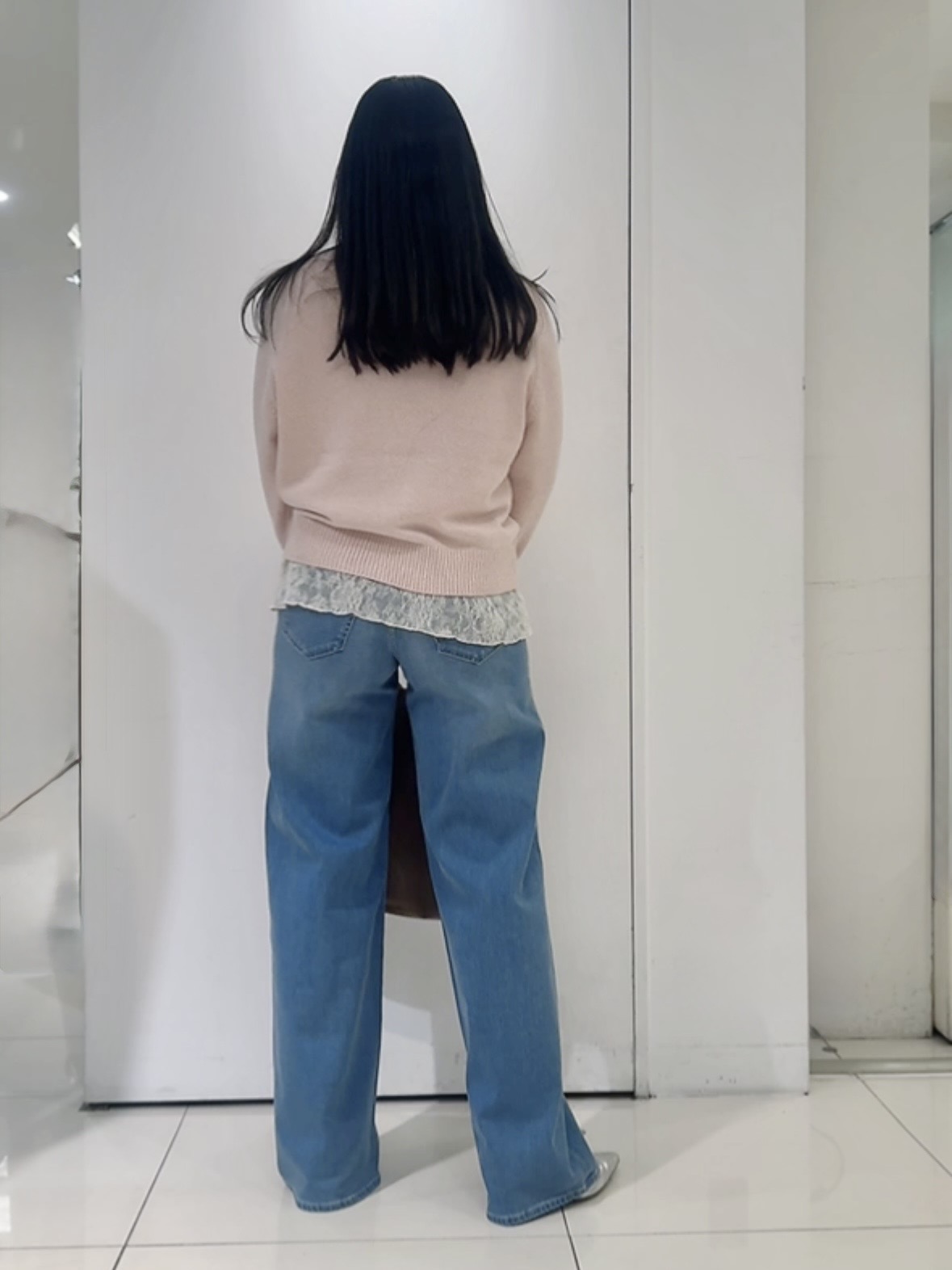 なかじさんの「UNTITLED｜【新色追加/人気デニム】MAKE&times;DENIM WIDE」を使ったコーディネート