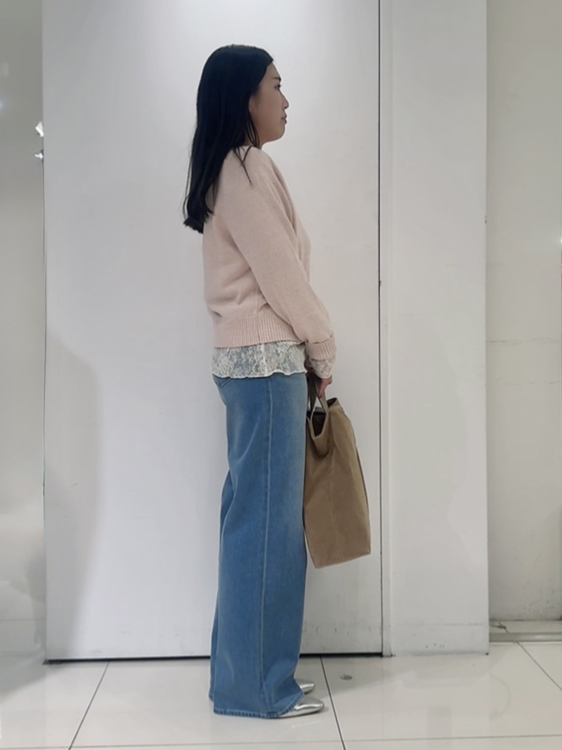 なかじさんの「UNTITLED｜【新色追加/人気デニム】MAKE&times;DENIM WIDE」を使ったコーディネート