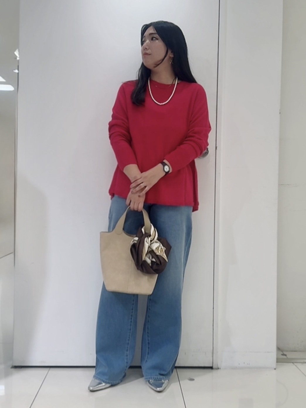 なかじさんの「UNTITLED｜【新色追加/人気デニム】MAKE&times;DENIM WIDE」を使ったコーディネート