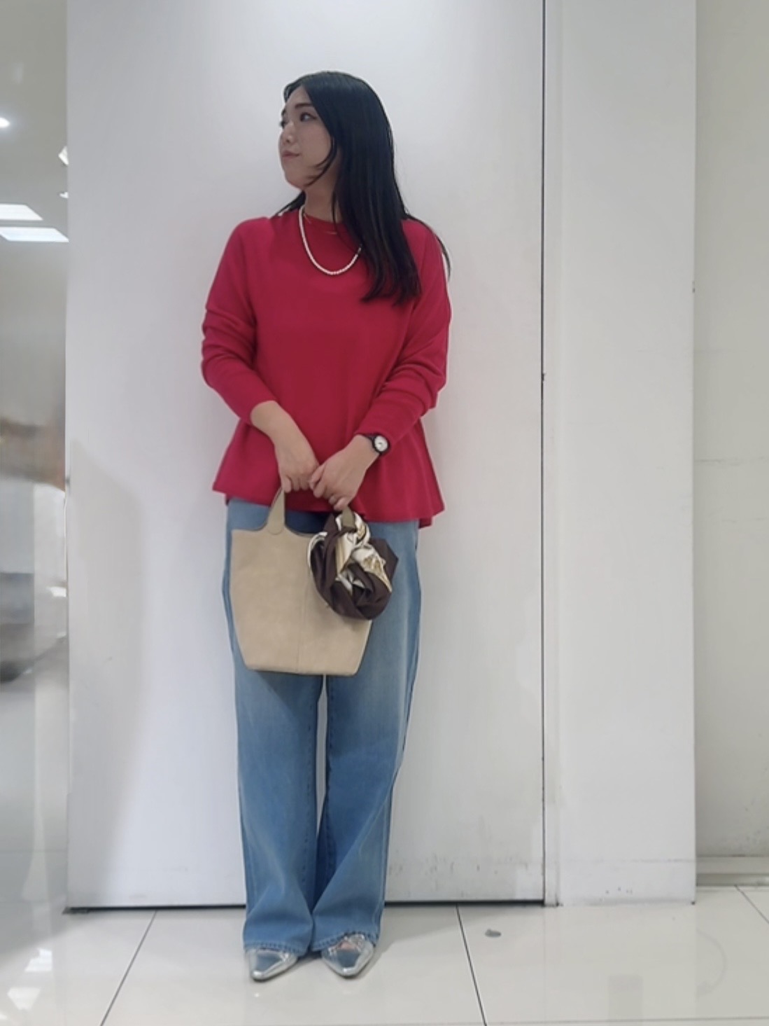 なかじさんの「UNTITLED｜【新色追加/人気デニム】MAKE&times;DENIM WIDE」を使ったコーディネート