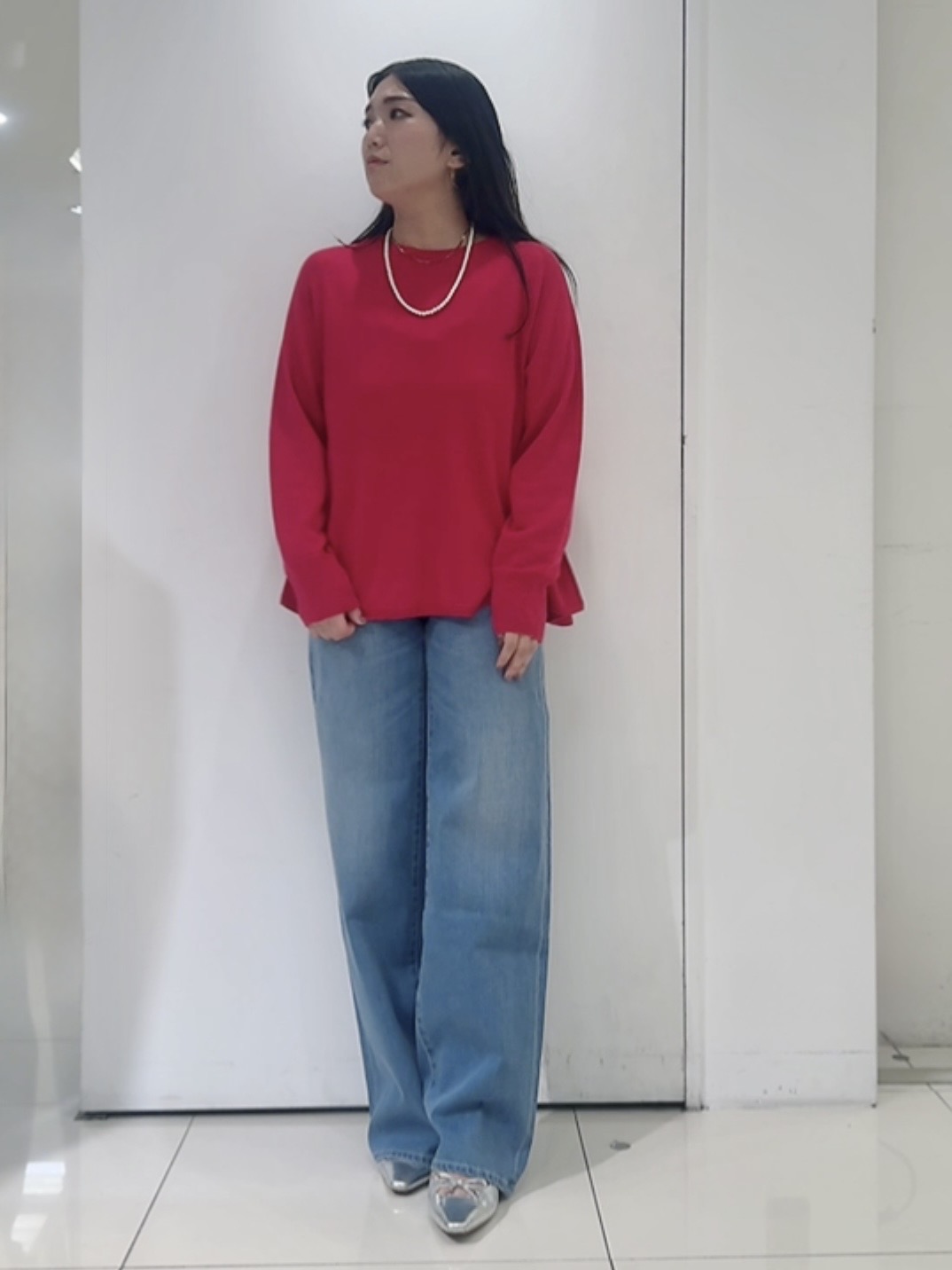 なかじさんの「UNTITLED｜【新色追加/人気デニム】MAKE&times;DENIM WIDE」を使ったコーディネート