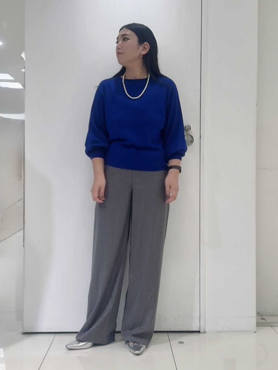 なかじさんの「UNTITLED｜【セットアップ可/ウエストゴム】ウールドロストパンツ」を使ったコーディネート
