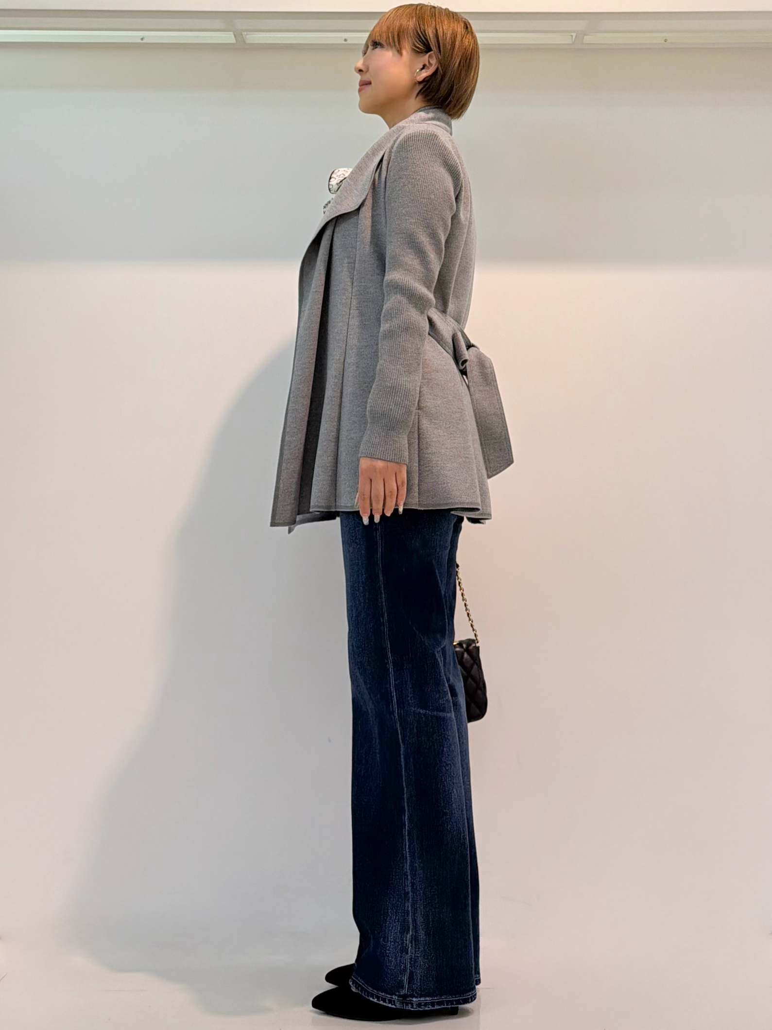 chiiさんの「COUP DE CHANCE｜【日本製】着流しカーディガン」を使ったコーディネート