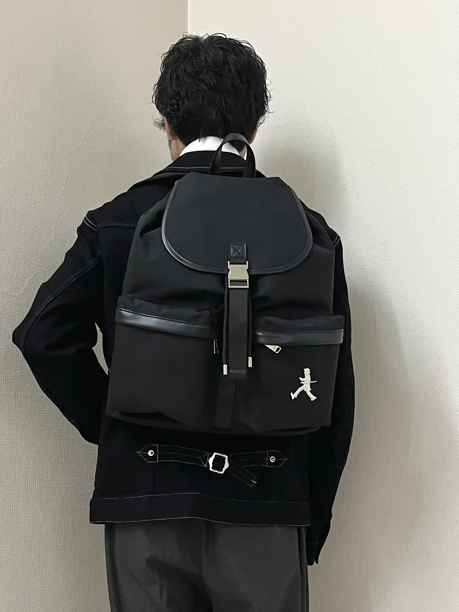 URAさんの「TAKEO KIKUCHI｜【BOWLER HAT LABEL】ブラックデニムGジャン」を使ったコーディネート
