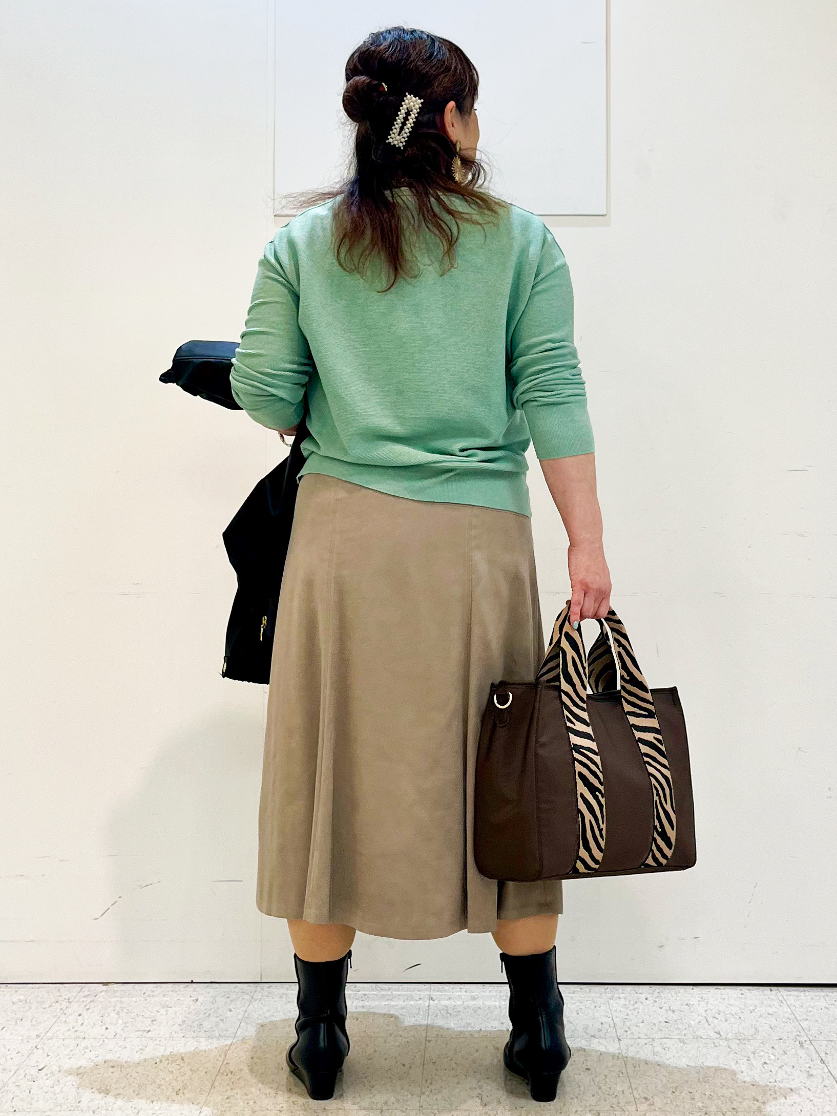kimmyさんの「Reflect｜ボートネックニットトップス」を使ったコーディネート
