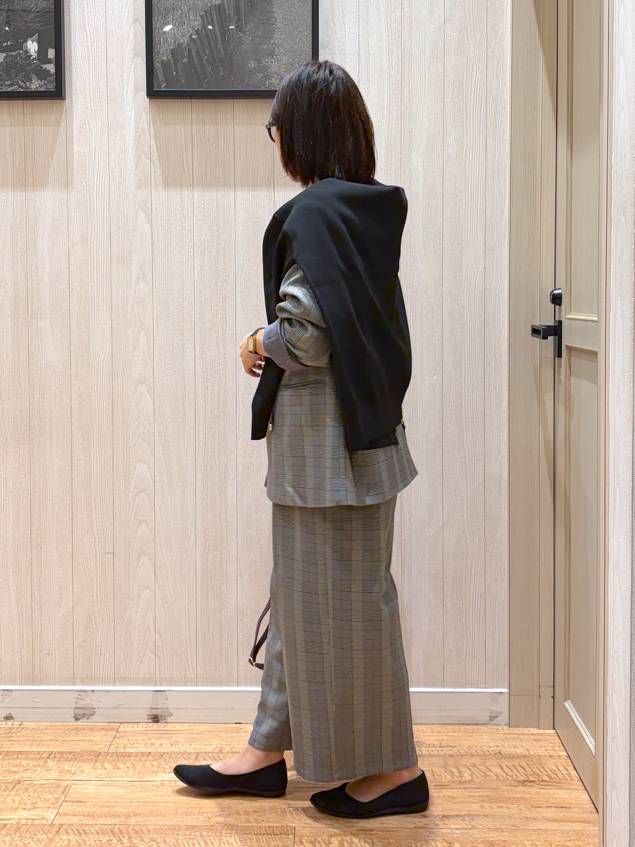 shirayuuuさんの「SHOO･LA･RUE｜【セットアップ可/洗濯機可】軽やかに羽織れる スポンディッシュ ニットカーディガン」を使ったコーディネート