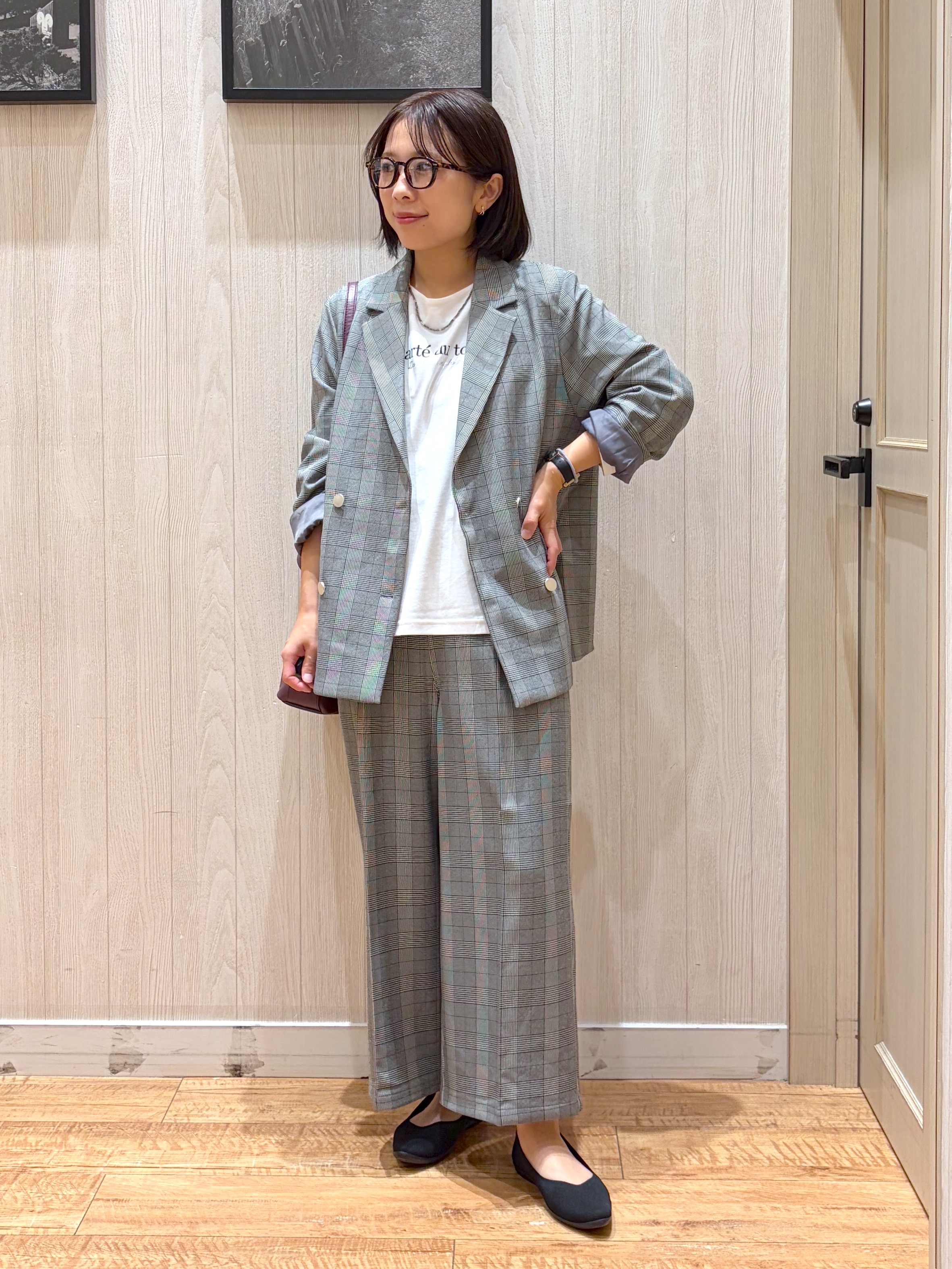 shirayuuuさんの「SHOO･LA･RUE｜【セットアップ可/洗濯機可】軽やかに羽織れる スポンディッシュ ニットカーディガン」を使ったコーディネート