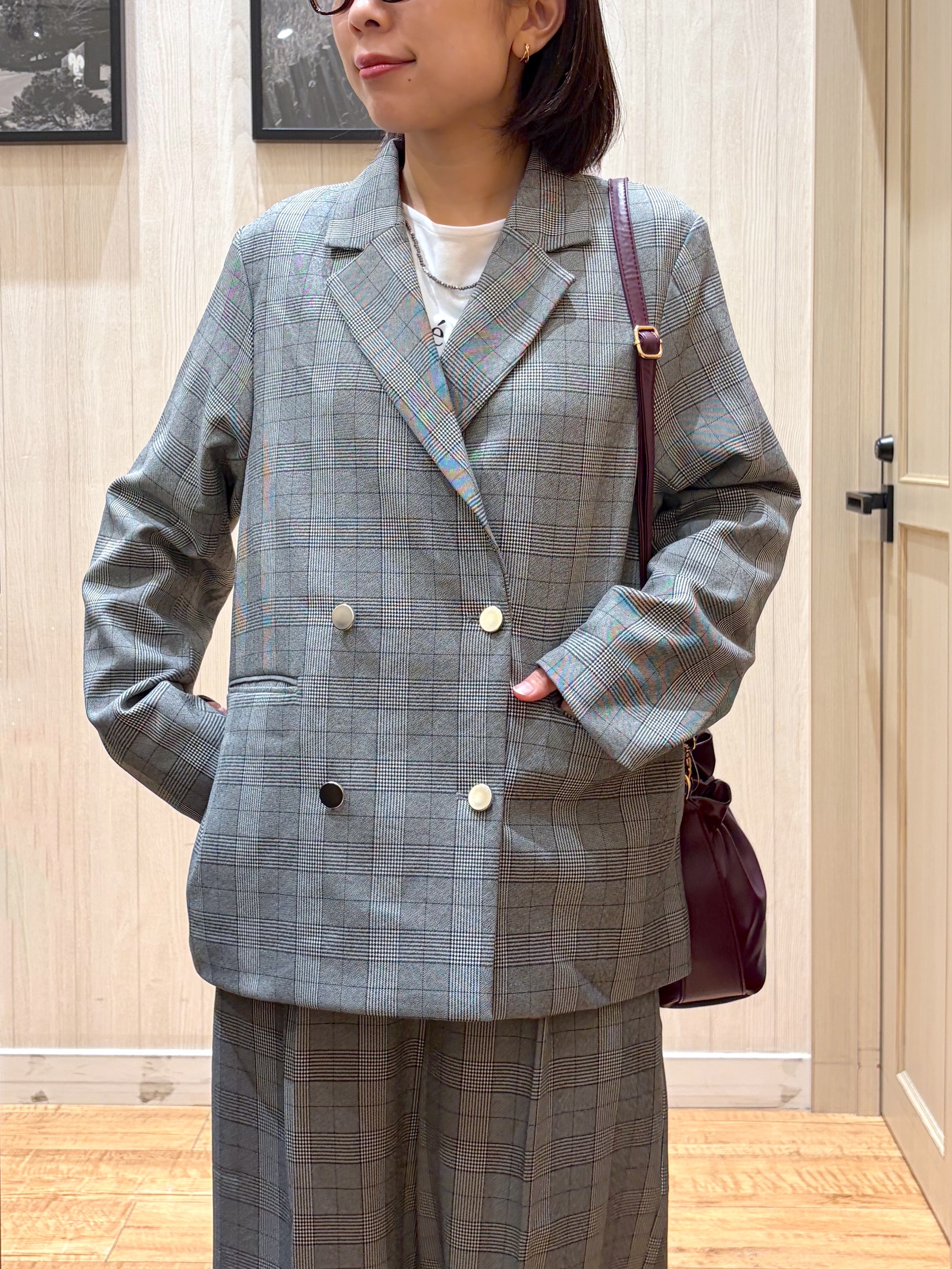 shirayuuuさんの「SHOO･LA･RUE｜【セットアップ可/洗濯機可】軽やかに羽織れる スポンディッシュ ニットカーディガン」を使ったコーディネート