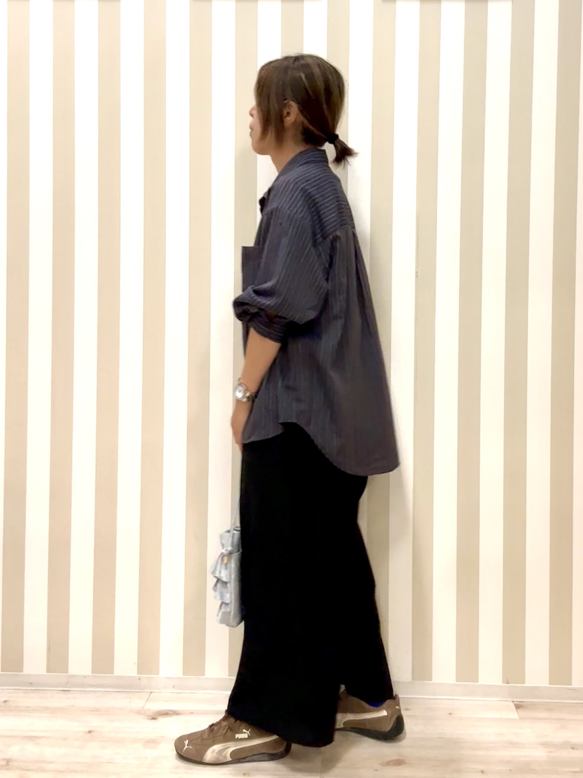 pieceさんの「SHOO･LA･RUE｜【洗濯後しわになりにくい/S-LL】気分で選ぶ 大人のデイリー使いに ベーシックシャツ」を使ったコーディネート