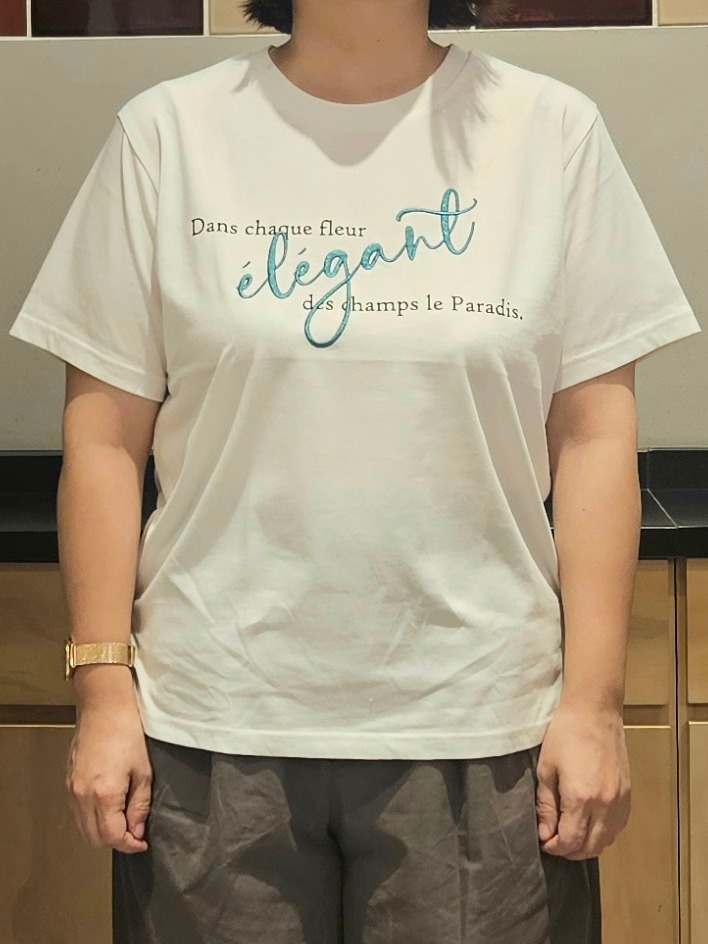 okayuさんの「THE SHOP TK｜【吸水速乾】プリントアソートTシャツ」を使ったコーディネート