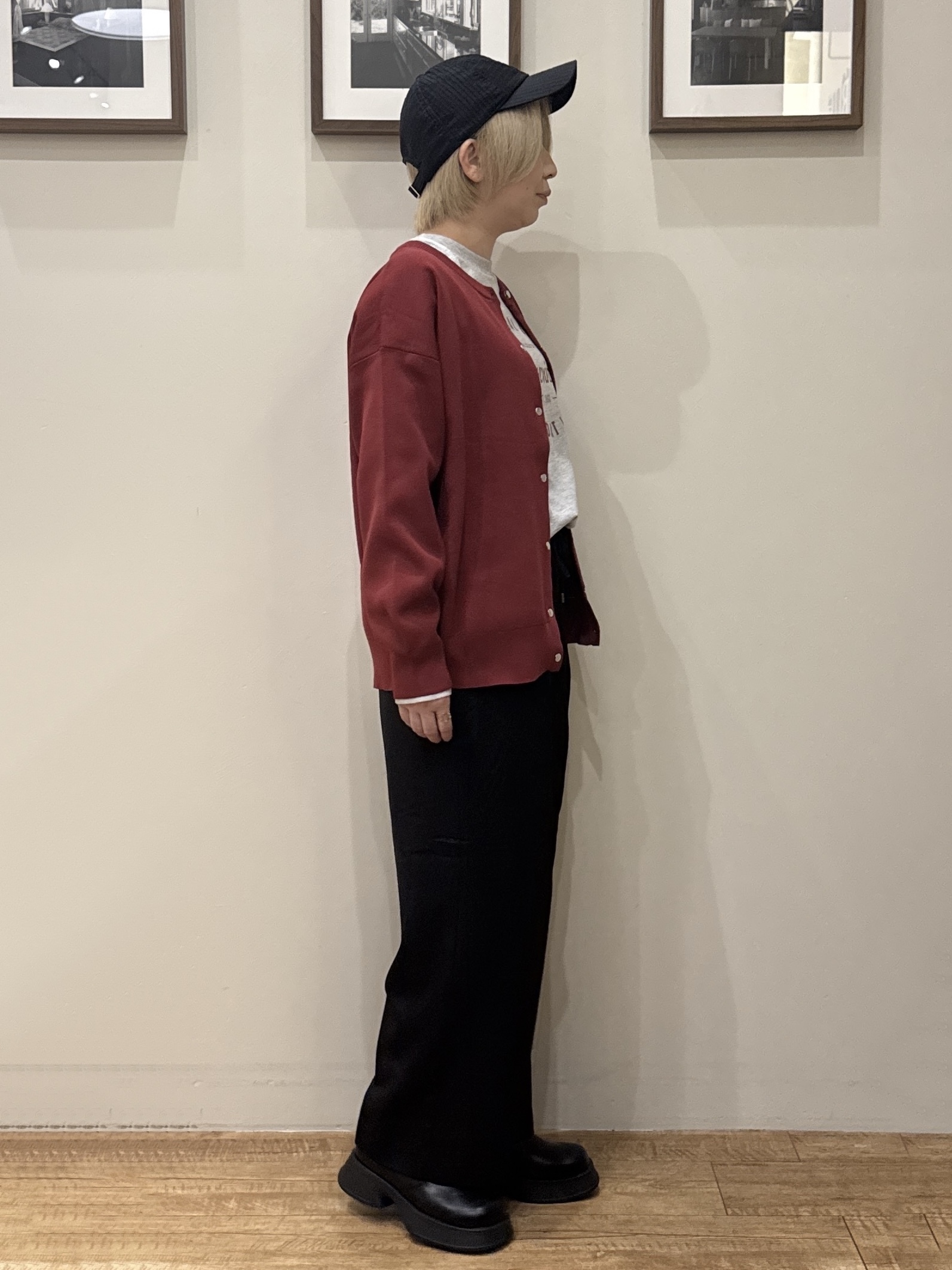 RA★SEさんの「SHOO･LA･RUE｜【セットアップ可/洗濯機可】軽やかに羽織れる スポンディッシュ ニットカーディガン」を使ったコーディネート