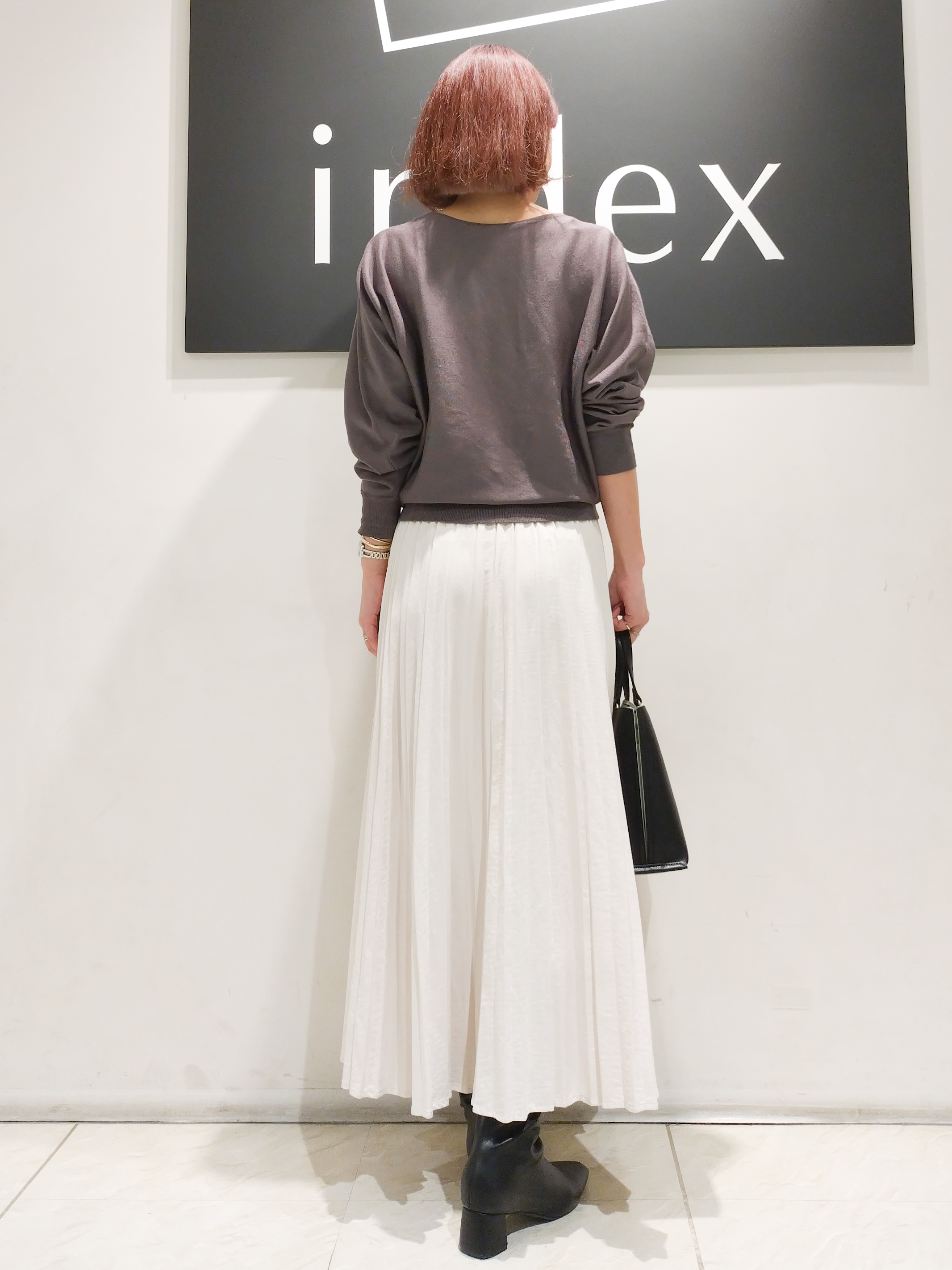 n.さんの「index｜【セットアップ可】ストレッチツイルダブルブレストテーラードジャケット《洗濯機OK／防シワ》」を使ったコーディネート