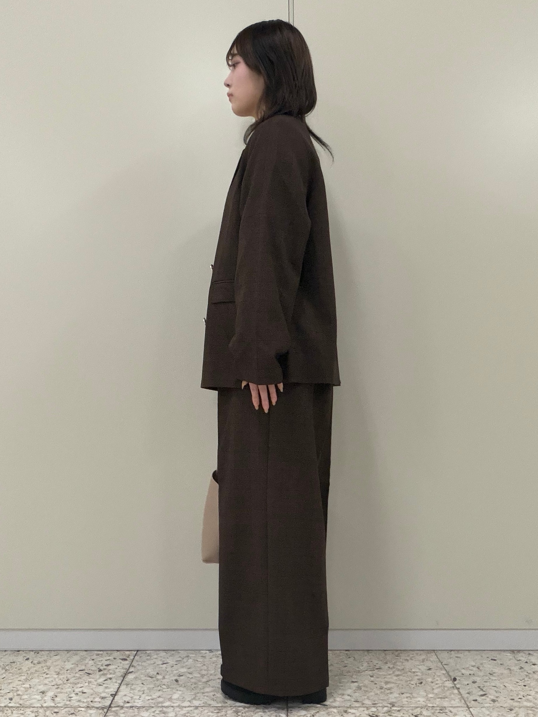 ひよりん⭐️さんの「SHOO･LA･RUE｜【セットアップ可/洗濯後しわになりにくい】ウールフィール ダブルジャケット」を使ったコーディネート