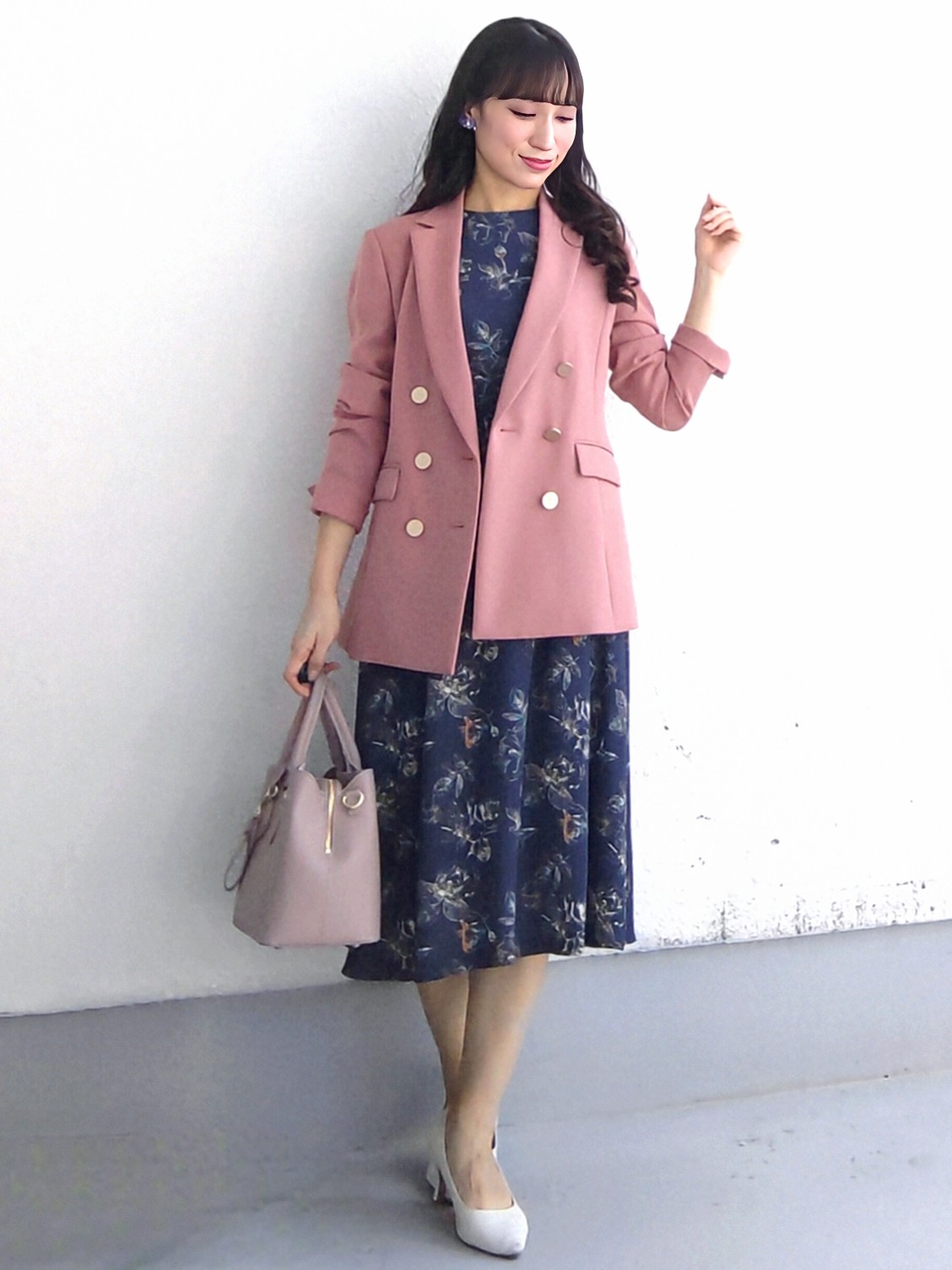 keinaさんの「SunaUna｜【手洗い可／日本製】花柄ワンピース」を使ったコーディネート