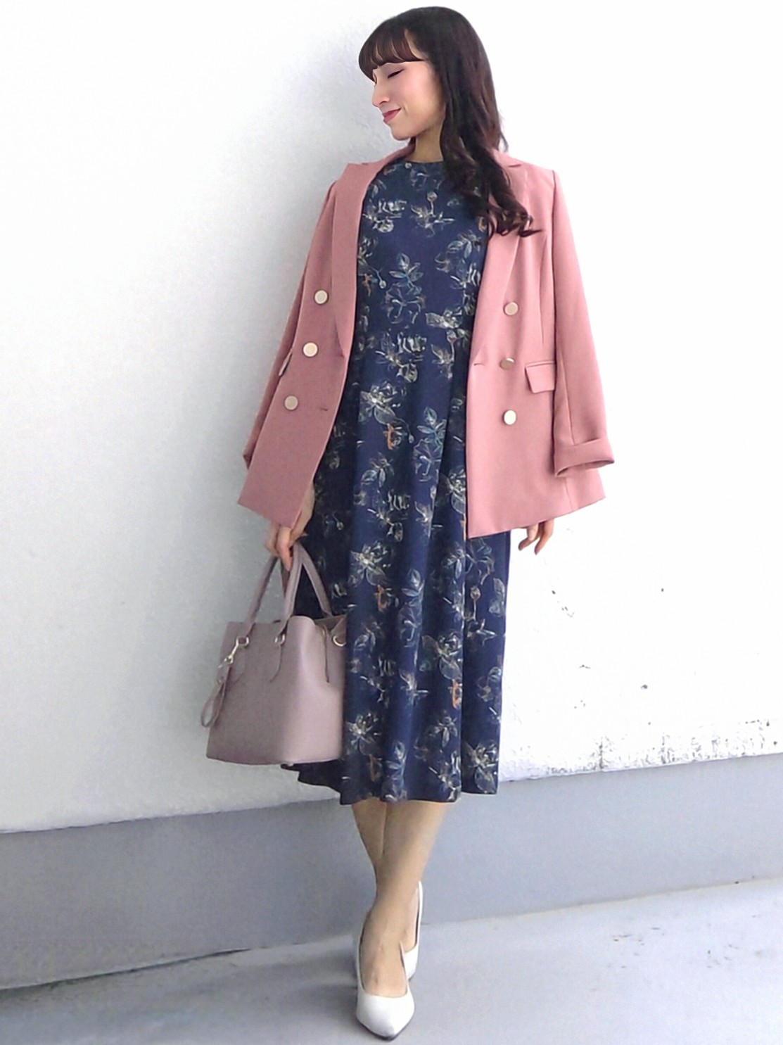 keinaさんの「SunaUna｜【手洗い可／日本製】花柄ワンピース」を使ったコーディネート