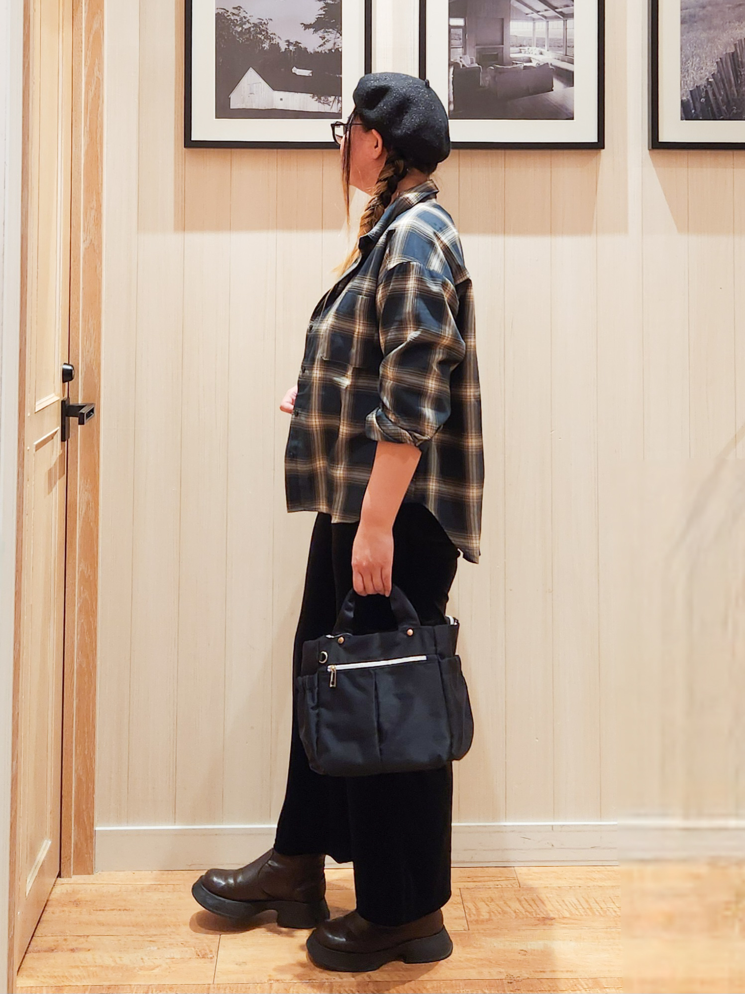 れーやんさんの「SHOO･LA･RUE｜【洗濯後しわになりにくい/S-LL】気分で選ぶ 大人のデイリー使いに ベーシックシャツ」を使ったコーディネート