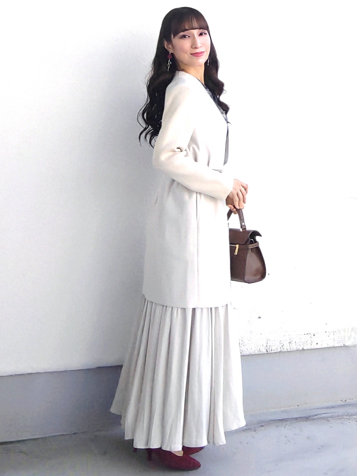 keinaさんの「SunaUna｜【手洗い可／日本製】花柄フリルブラウス」を使ったコーディネート