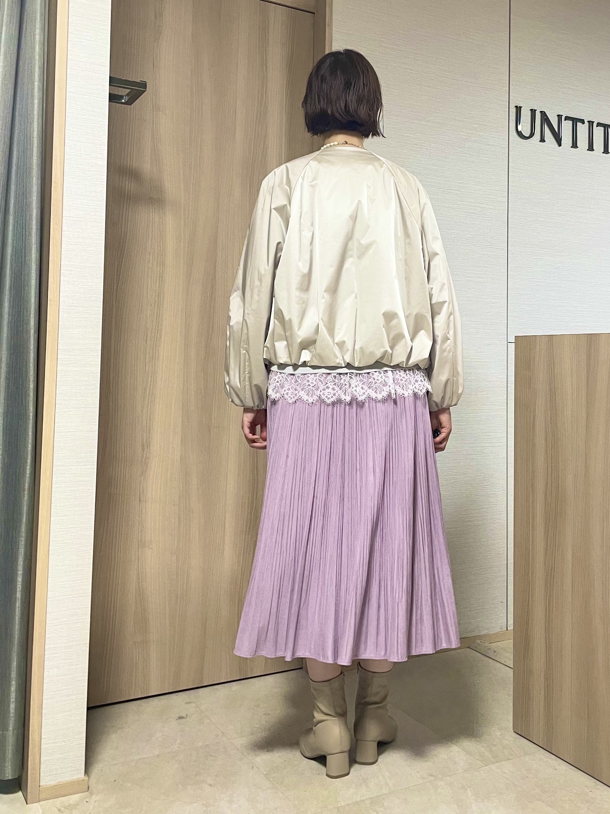 aliceさんの「UNTITLED｜【軽アウター/中綿/秋冬コート】ショートブルゾン」を使ったコーディネート