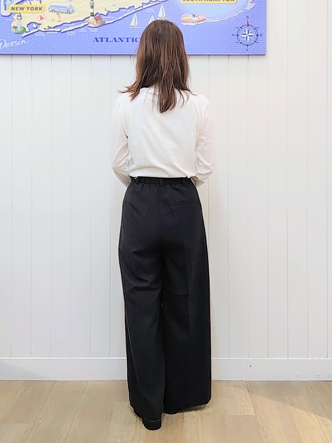 itoさんの「Dessin｜【洗える/秋羽織り】衿コーデュロイデニムジャケット」を使ったコーディネート