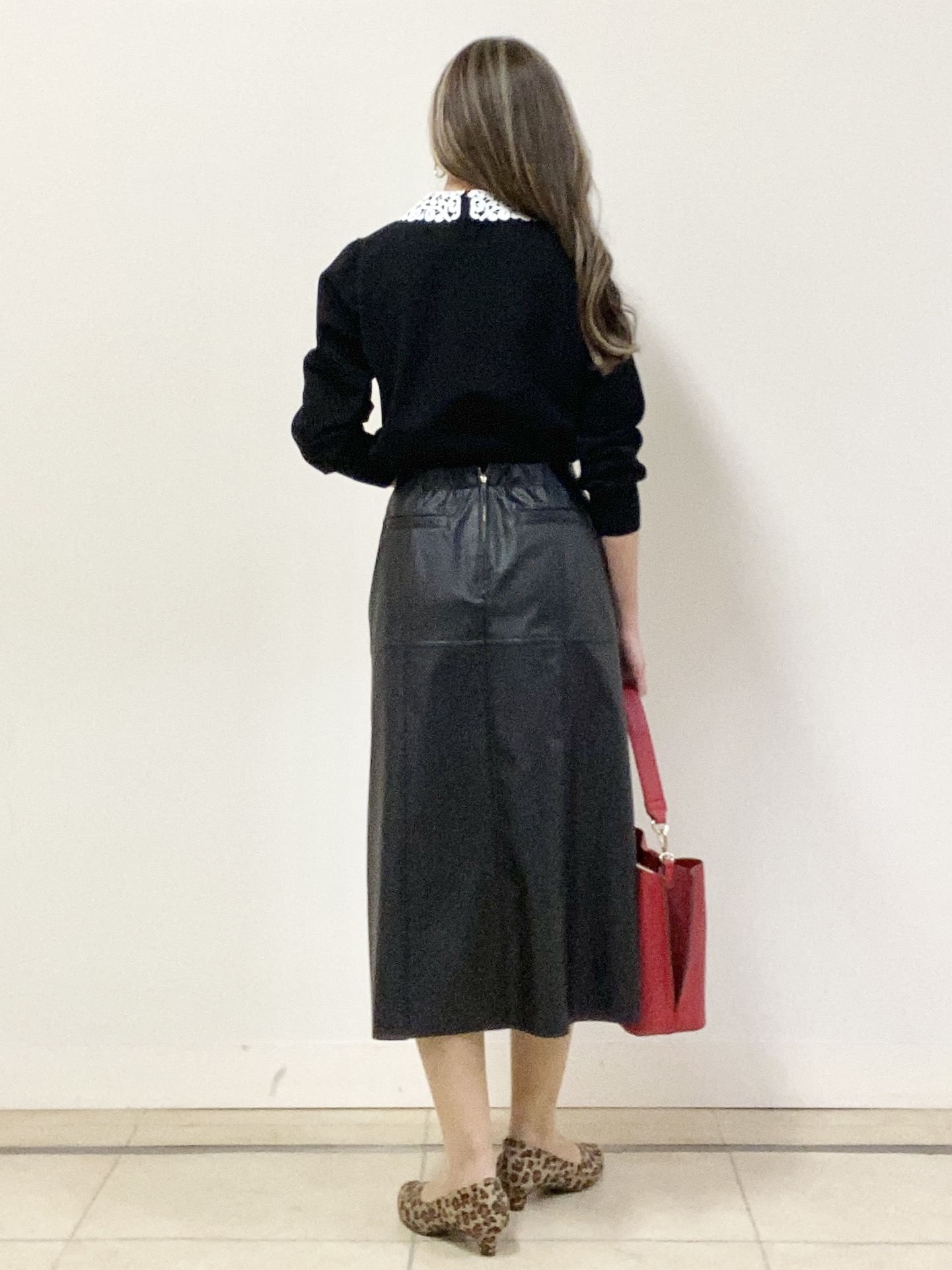 NAKAさんの「Reflect｜【付け衿】レース衿付きストレッチニット」を使ったコーディネート