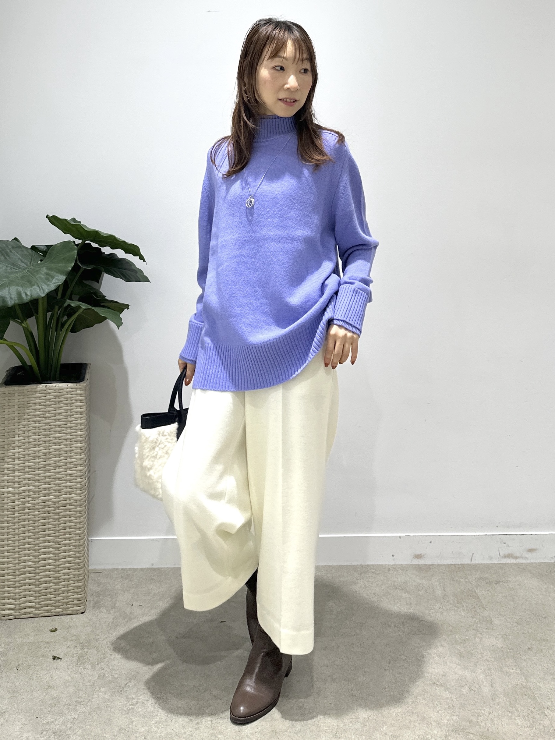 Miwaさんの「UNTITLED｜【ステンレスチェーン】クロスリングネックレス」を使ったコーディネート