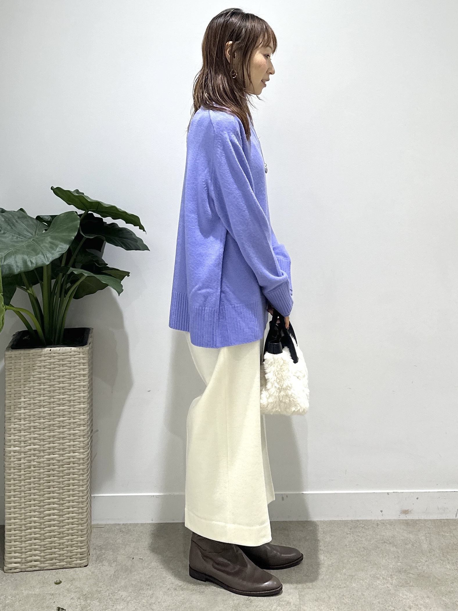 Miwaさんの「UNTITLED｜【ステンレスチェーン】クロスリングネックレス」を使ったコーディネート