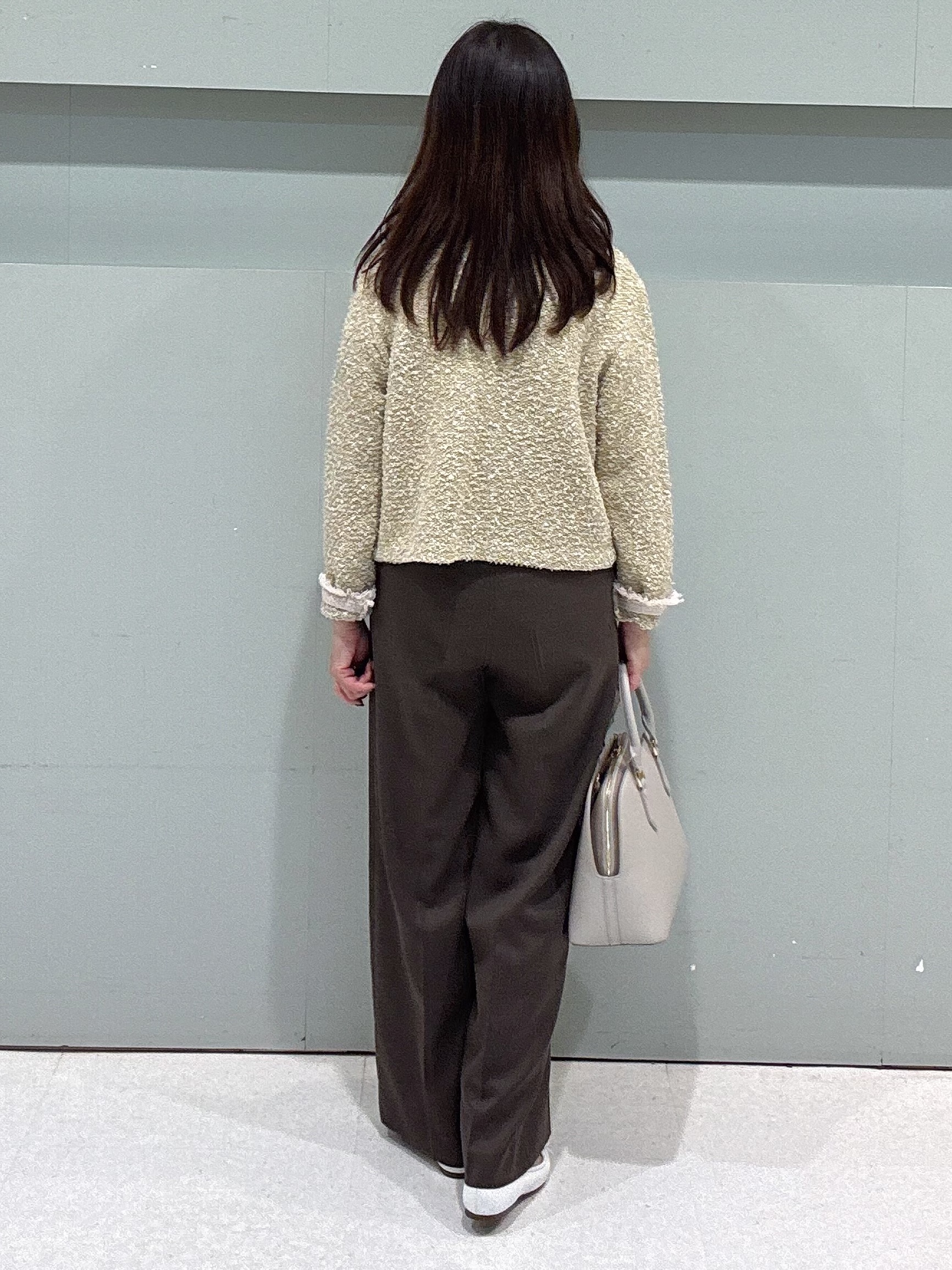 makiさんの「UNTITLED｜【ジャケットライク/秋羽織り】ファンシーヤーンツイードニットカーディガン」を使ったコーディネート
