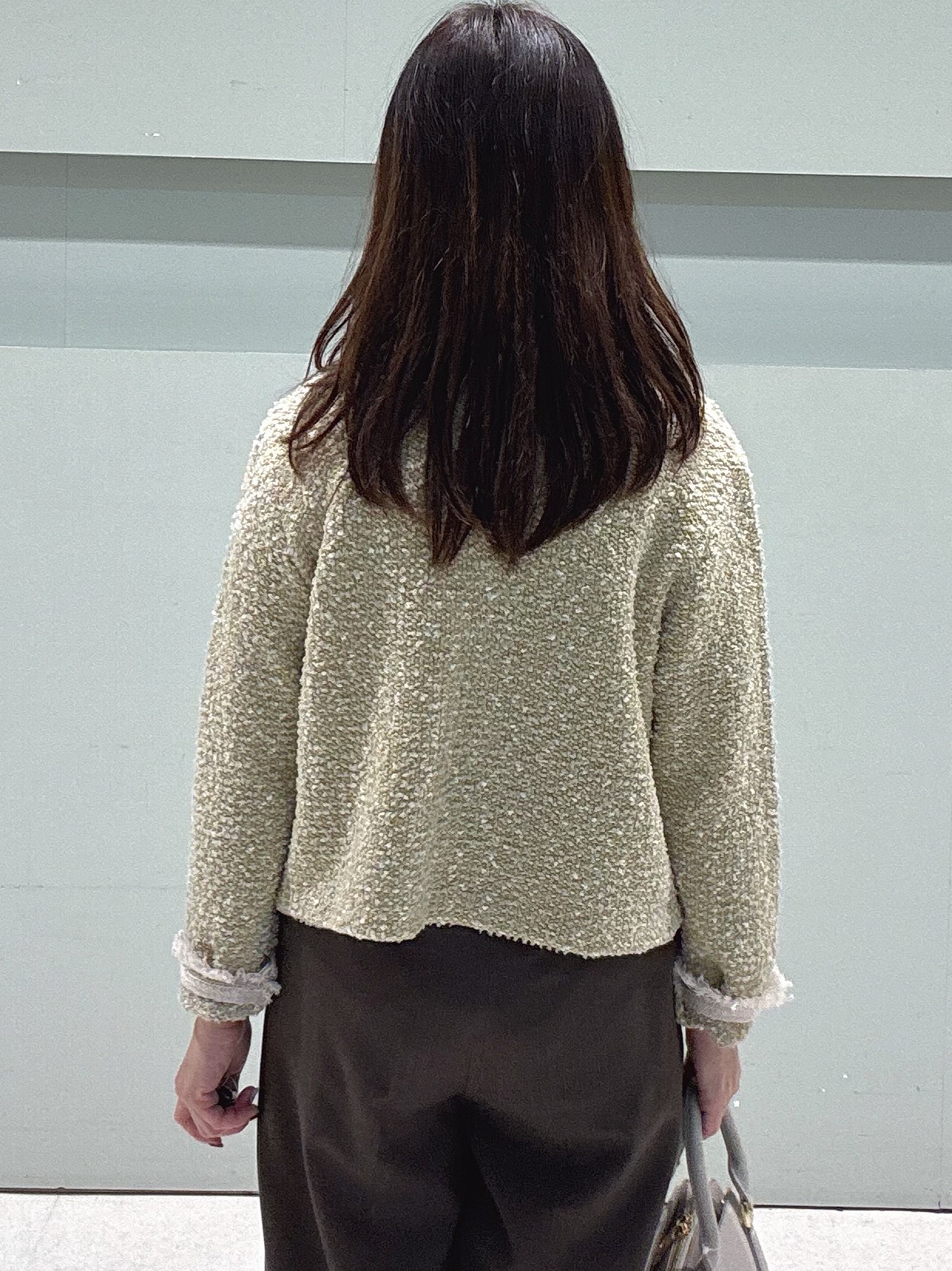 makiさんの「UNTITLED｜【ジャケットライク/秋羽織り】ファンシーヤーンツイードニットカーディガン」を使ったコーディネート