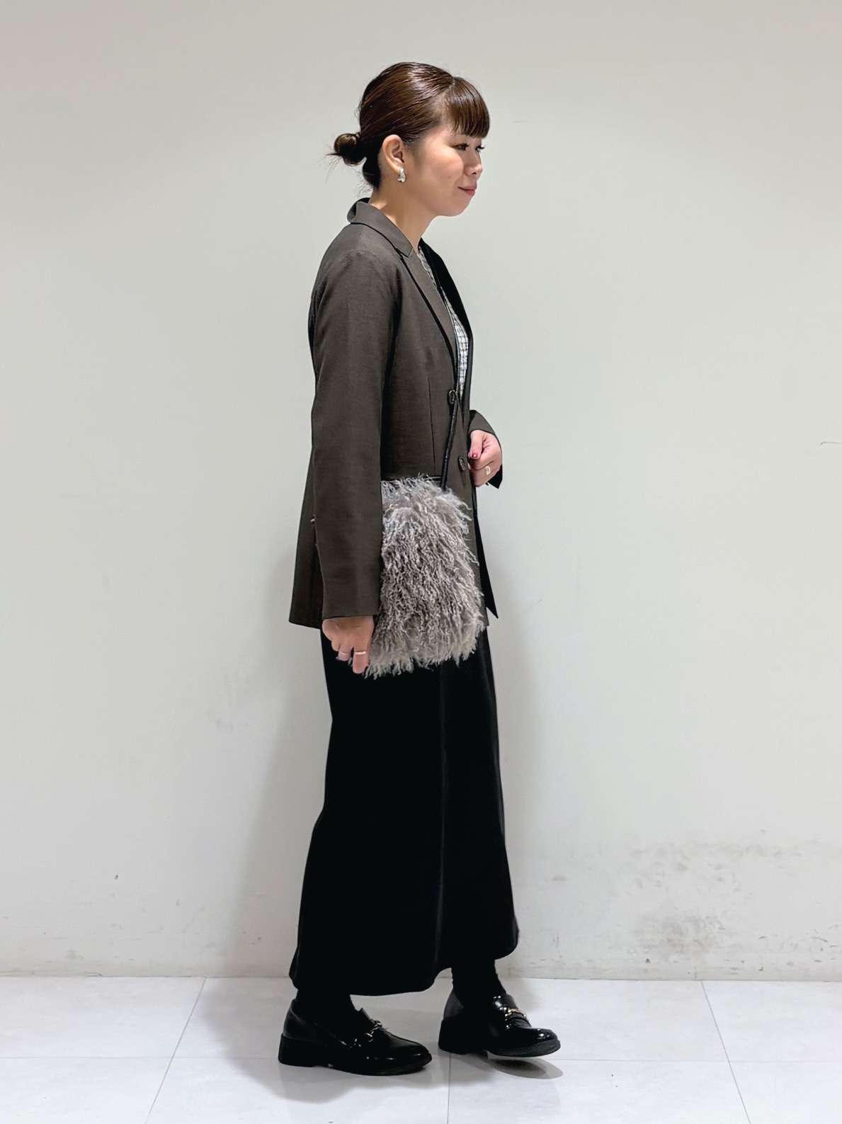 tsuyuさんの「INDIVI｜【洗濯機OK／ストレッチ◎】秋はじめのダブルジャケット」を使ったコーディネート