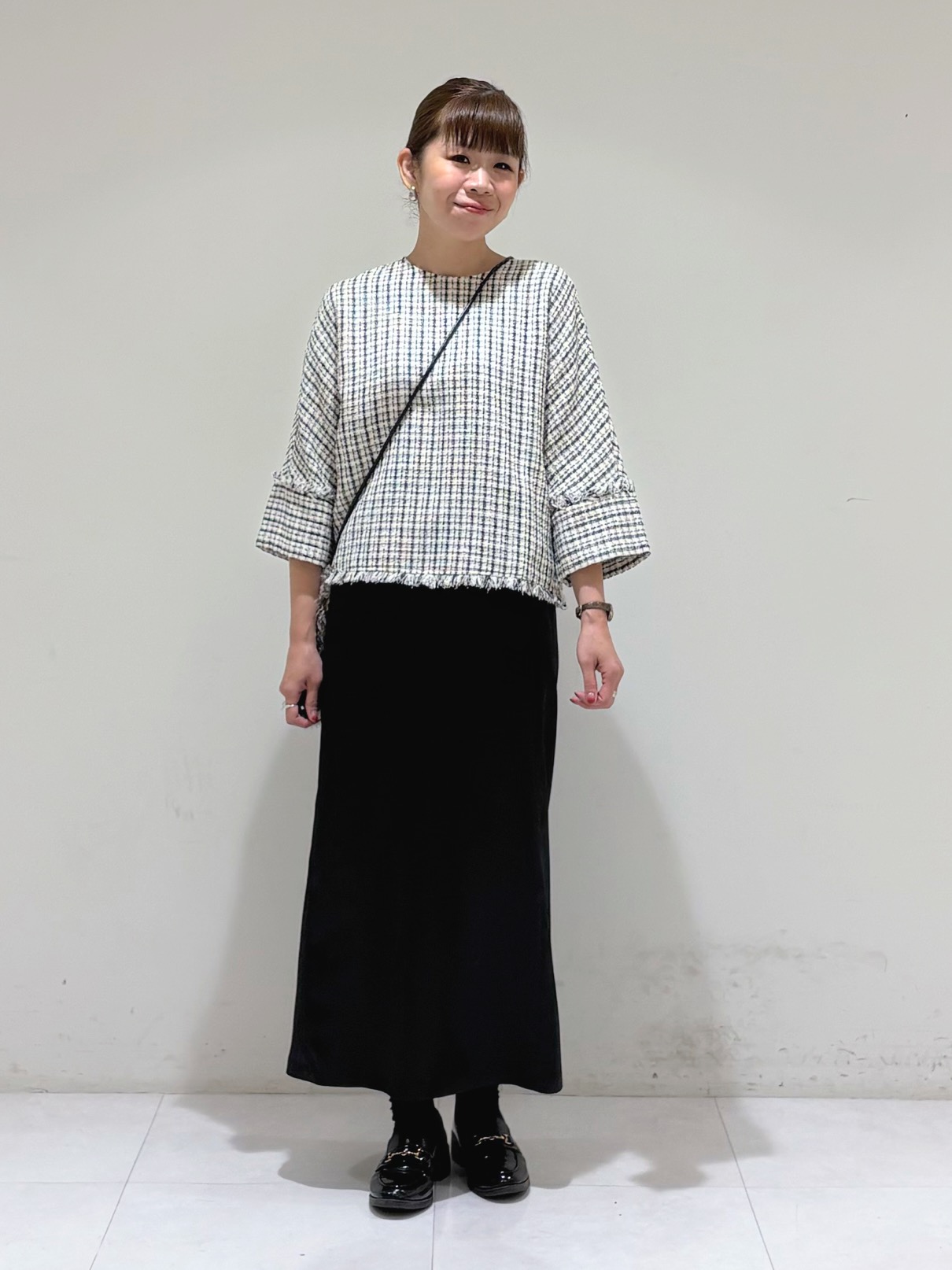 tsuyuさんの「INDIVI｜【洗濯機OK／ストレッチ◎】秋はじめのダブルジャケット」を使ったコーディネート