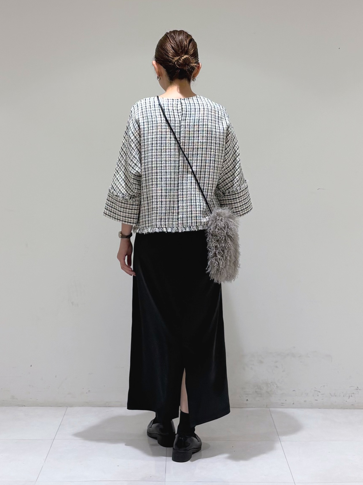 tsuyuさんの「INDIVI｜【洗濯機OK／ストレッチ◎】秋はじめのダブルジャケット」を使ったコーディネート