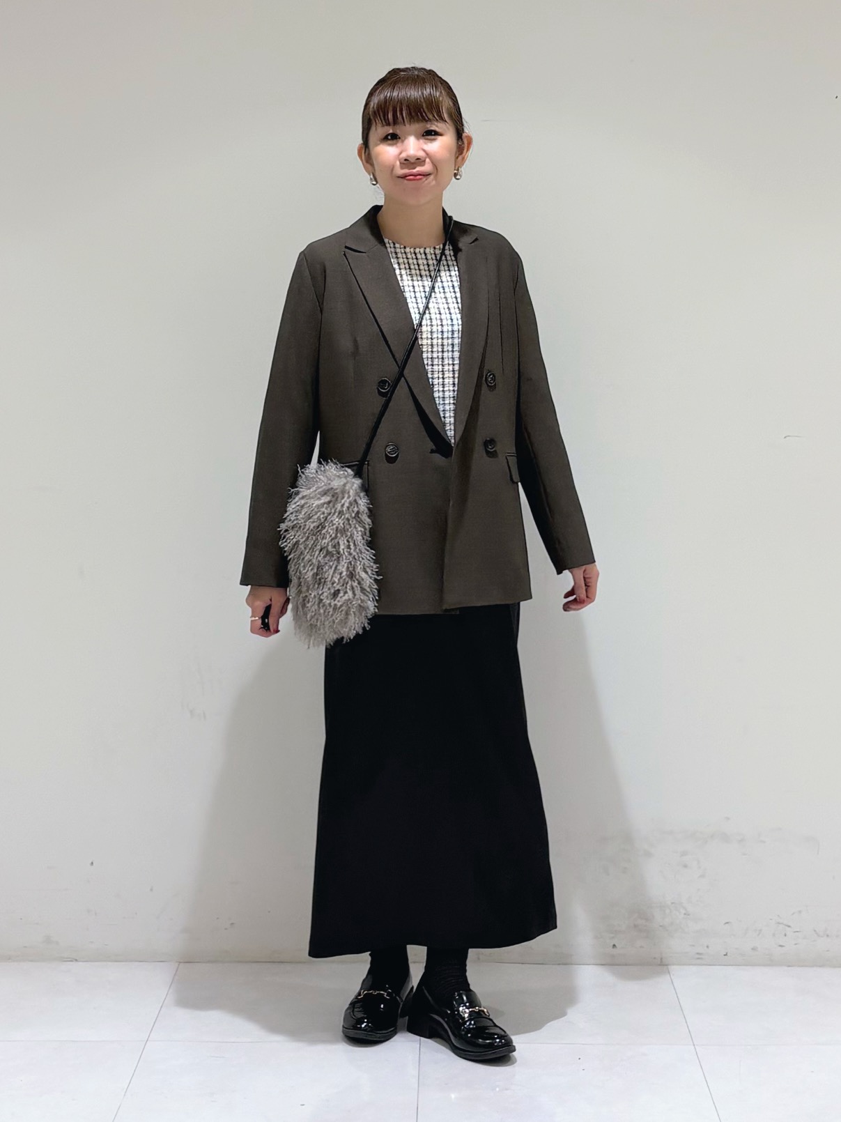 tsuyuさんの「INDIVI｜【洗濯機OK／ストレッチ◎】秋はじめのダブルジャケット」を使ったコーディネート