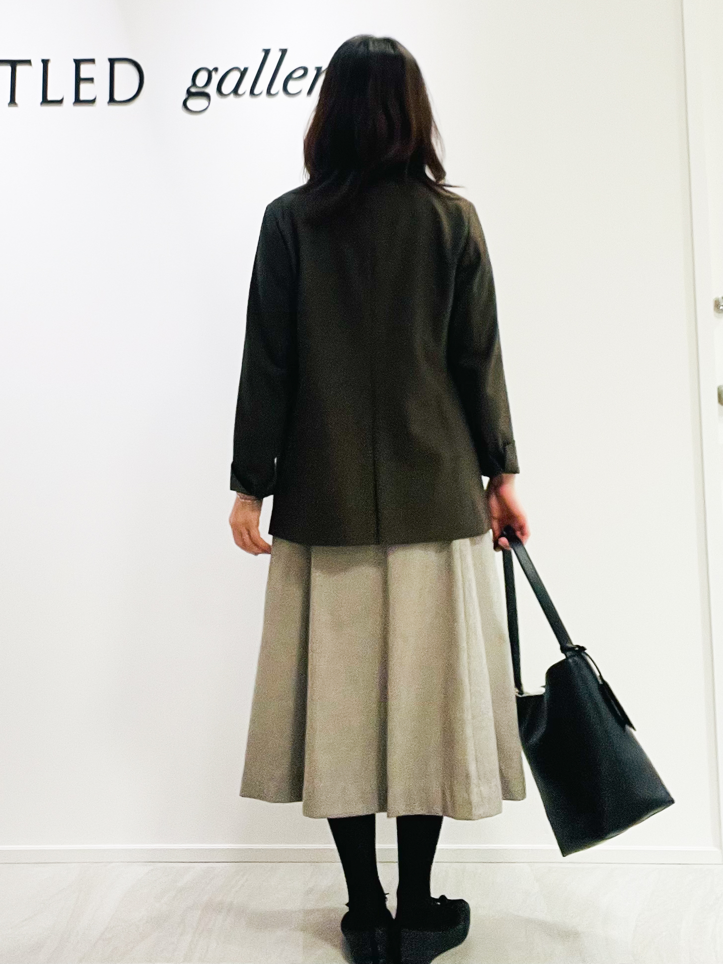 めいさんの「UNTITLED｜【セットアップ可/秋羽織り/お仕事スーツ】ウールブレンドダブルジャケット」を使ったコーディネート