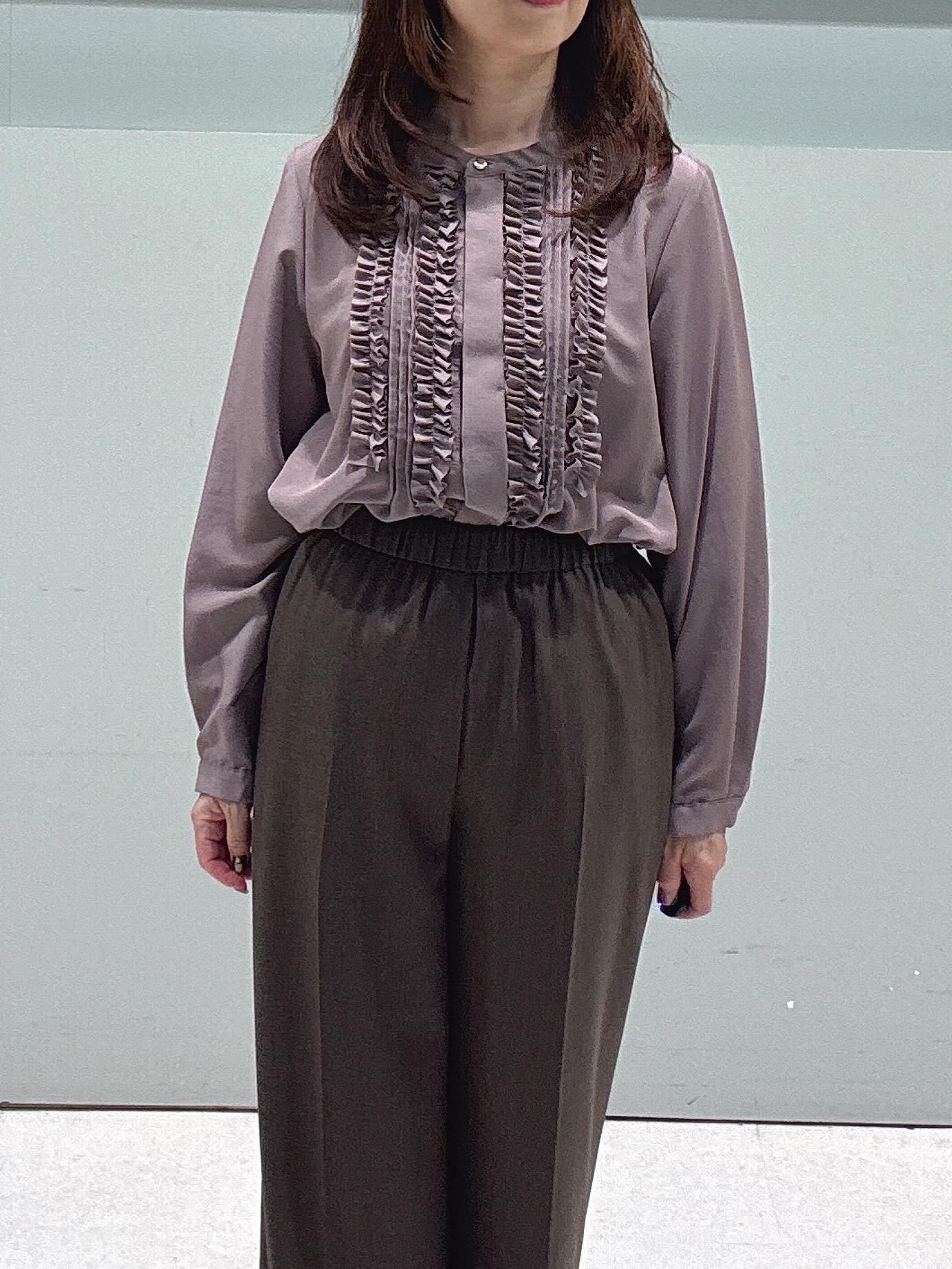 makiさんの「UNTITLED｜【ジャケットライク/秋羽織り】ファンシーヤーンツイードニットカーディガン」を使ったコーディネート