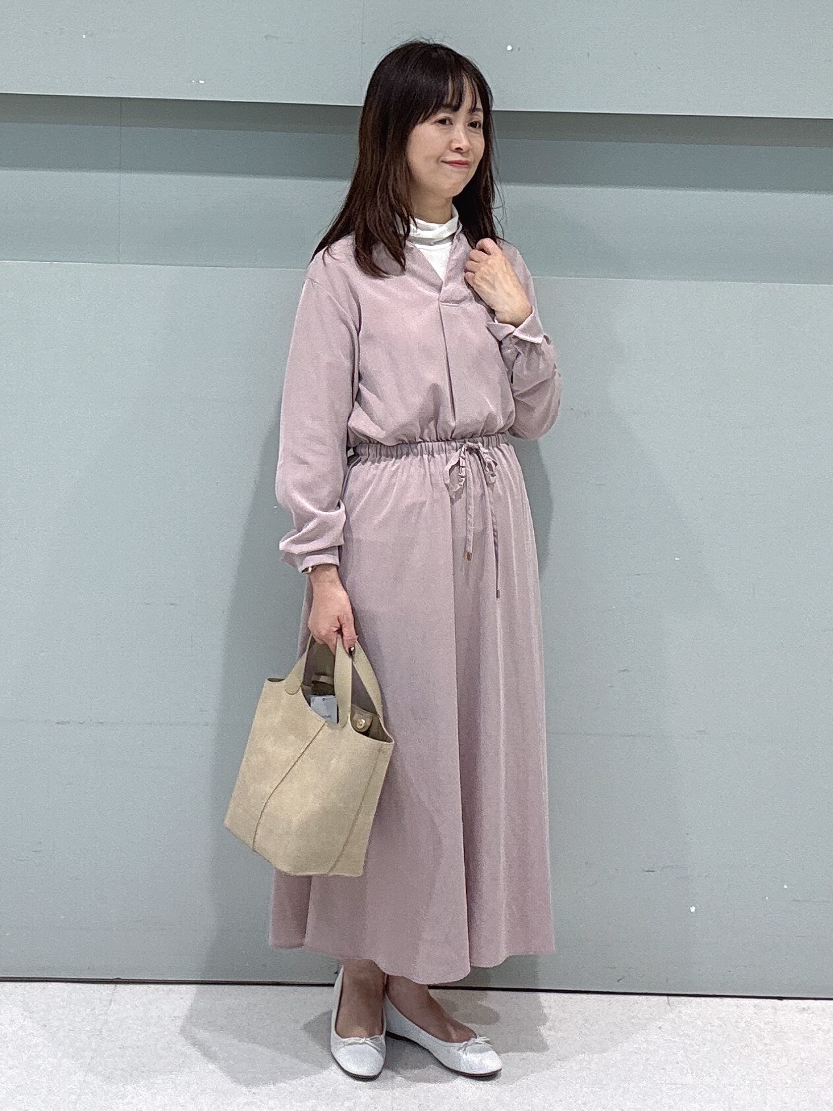 makiさんの「UNTITLED｜【軽アウター/秋羽織り】シャギーフーディ―カーディガン」を使ったコーディネート